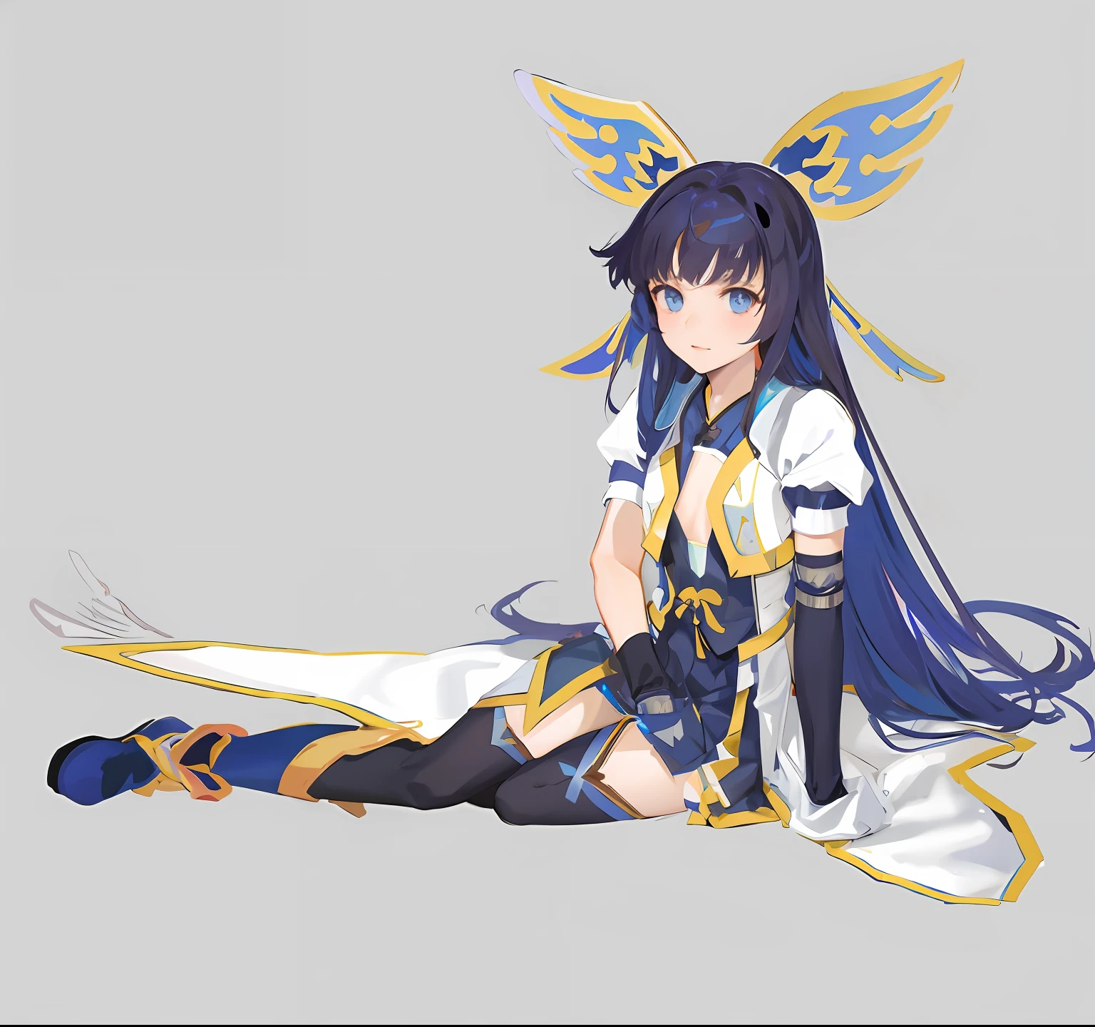 Magical Girl Lyrical NANOHA,anime girl with long hair sitting on the grassland with wings under the bluesky,nanohan, portrait knights of zodiac girl, knights of zodiac girl, full body xianxia, anime goddess, anime moe artstyle, ayaka genshin impact, keqing from genshin impact, senna from league of legends, angel knight girl, hestia, as a mystical valkyrie