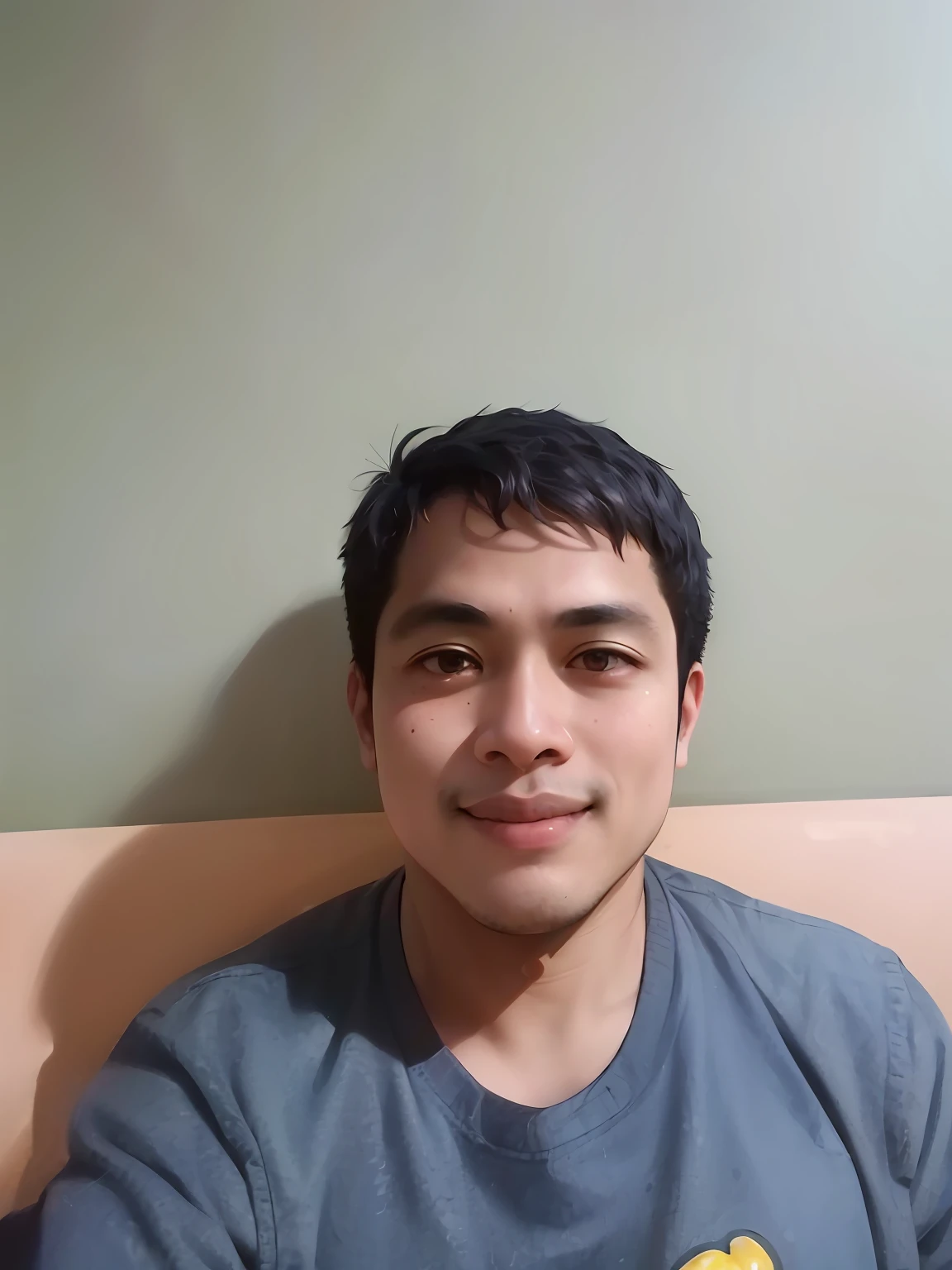 arafed man sitting on a bench with a plate of food, john jude palencar, ramil sunga, 2 7 years old, 2 8 years old, 2 9 years old, with accurate face, henry ascensio, 2 3 years old, frontal picture, roge antonio, headshot profile picture, potrait, selfie photo, full protrait