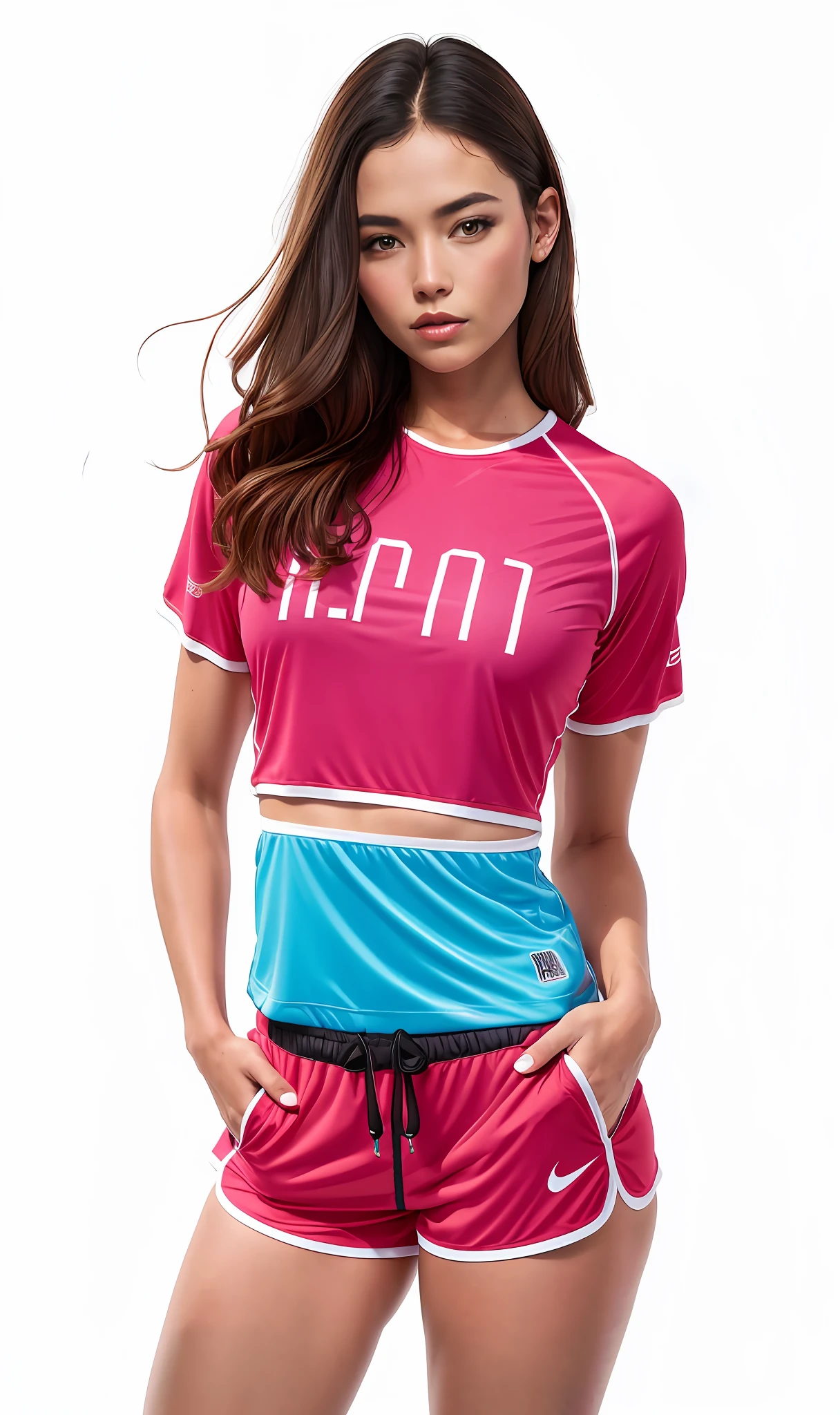 ((Sport top and shorts))