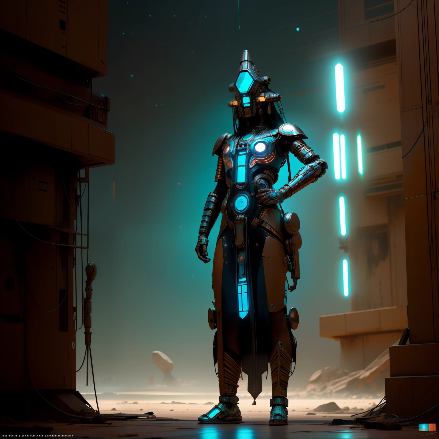 indigenous futurism, indian cybernetic cyborg goddess, cyberpunk, the style of fantastical fantasy compositions, dark prism, eye-catching metallic compositions, symmetrical arrangements, eye-catching  iridescent red, blue, green,yellow,bright neon,luminous, distinctive noses, ethereal,bloody colorful, eye-catching compositions with rainbow prism,high resolution, masterpiece,composite cybernetic metallic  bodysuit, indigenous cybernetic jewellery and ornaments,symmetrical design ,character concept art,Rendered in Octane,trending in artstation, cgsociety, 8khighly detailed,Junji Murakami, Mucha Klimt, Sharandula, Hiroshi Yoshida, Tom Bagshaw, Ross Tran, Artgerm,Craig Mullins,dramatic,Junji Murakami, moody lighting  post-processing,cinematic lighting ,ar 2:3 –uplight