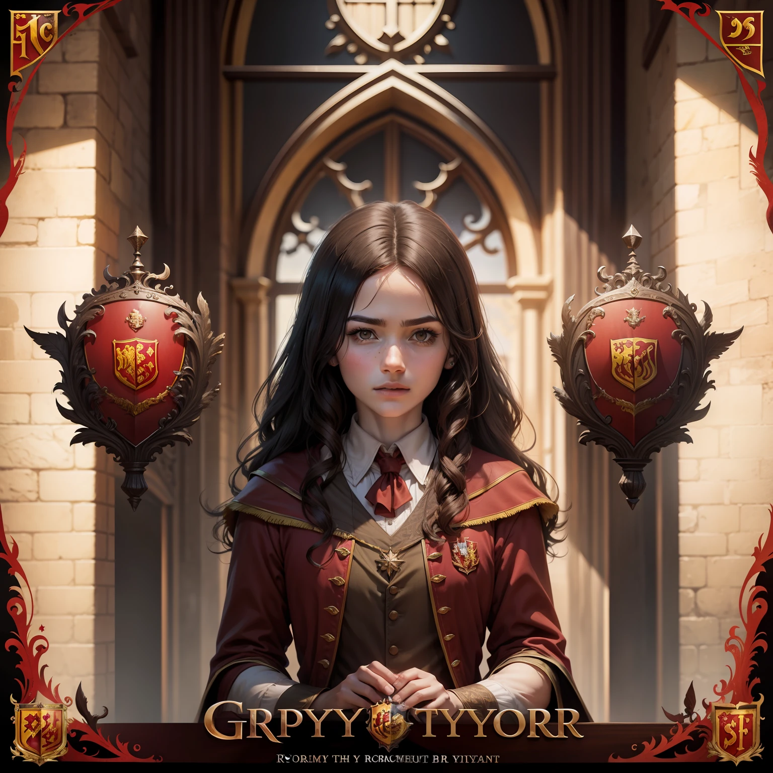 Gryffindor character poster
