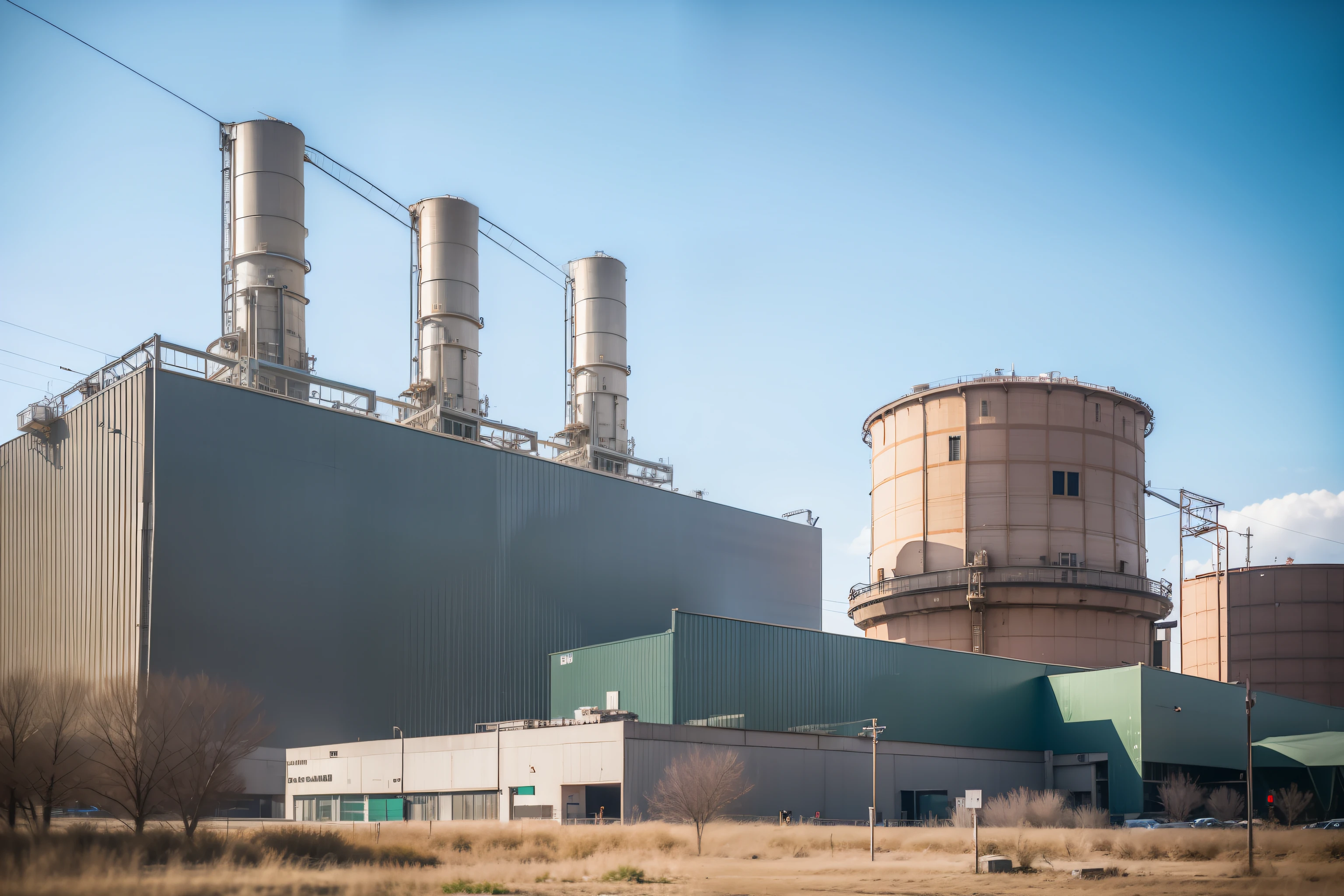 Power plant building,Scenes, Live photos, 8K, shutter inventory