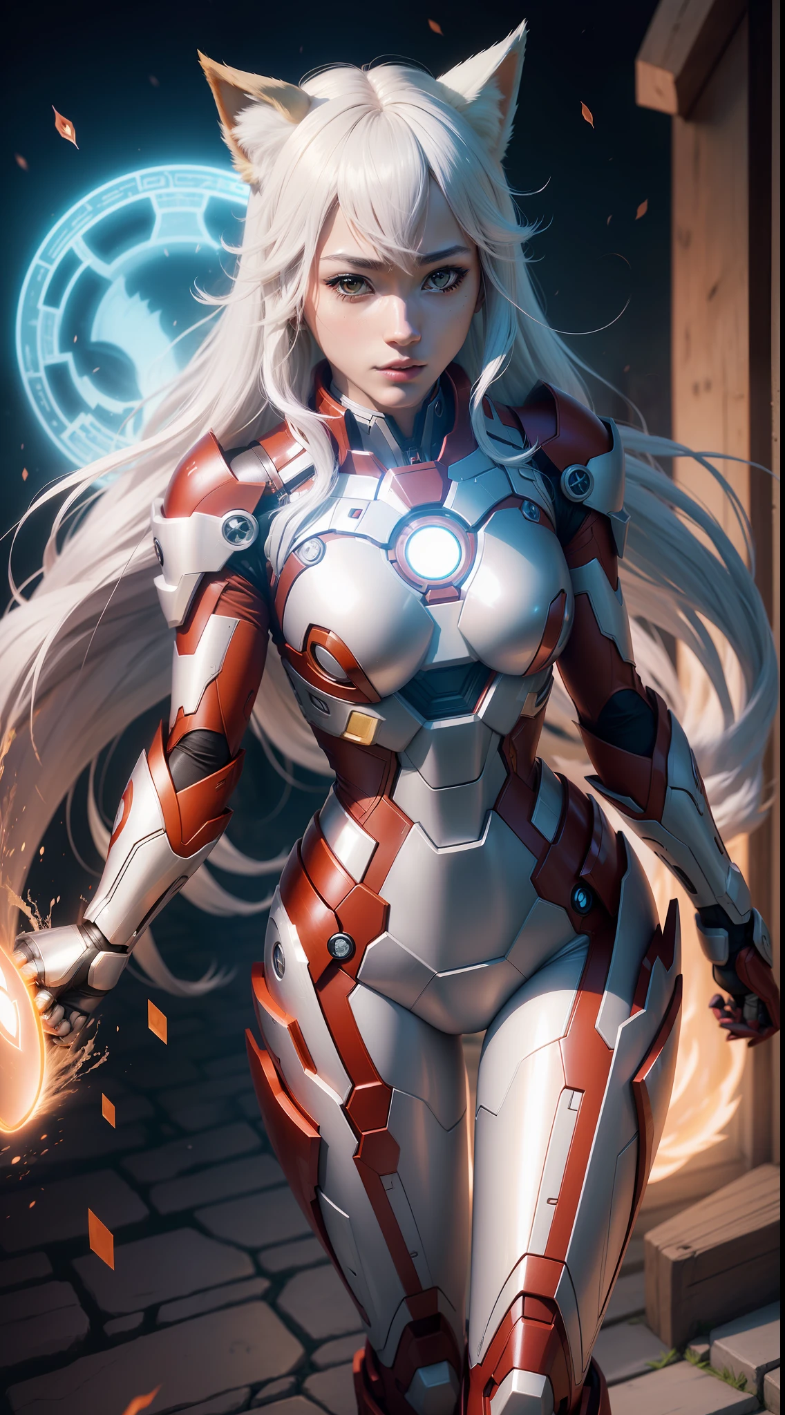 anime, fantasy, ironman fox, fantasy art, fantasy, ironman fox, fantasy, ironman fox, ironman fox, ironman fox, ironman fox, ironman fox, ironman fox, ironman fox, ironman fox, fox, ethereal ironman fox, kitsune tailed ironman fox, tailed ironman fox, kitsune, mythical creature, fantasy ironman fox love, art of silver ironman fox, white - haired ironman fox, mizutsune, nine tails