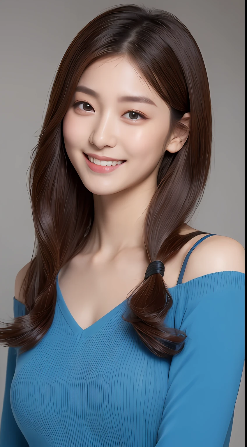 ((top-quality、8K、​masterpiece:1.3))、Beautiful 20 year old girl with perfect body shape、K-pop Idol Face、Slim Abs Beauty:1.3、(Hairstyles Brown Hair Shortcuts、Colossal tits)、doress:1.1、Super fine face、Delicat eyes、二重まぶた、A smile with shame、Duan、Full body photo