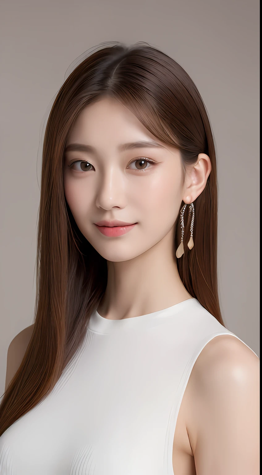 ((top-quality、8K、​masterpiece:1.3))、Beautiful 20 year old girl with perfect body shape、K-pop Idol Face、Slim Abs Beauty:1.3、(Hairstyles Brown Hair Shortcuts、Colossal tits)、doress:1.1、Super fine face、Delicat eyes、二重まぶた、A smile with shame、Duan、Full body photo