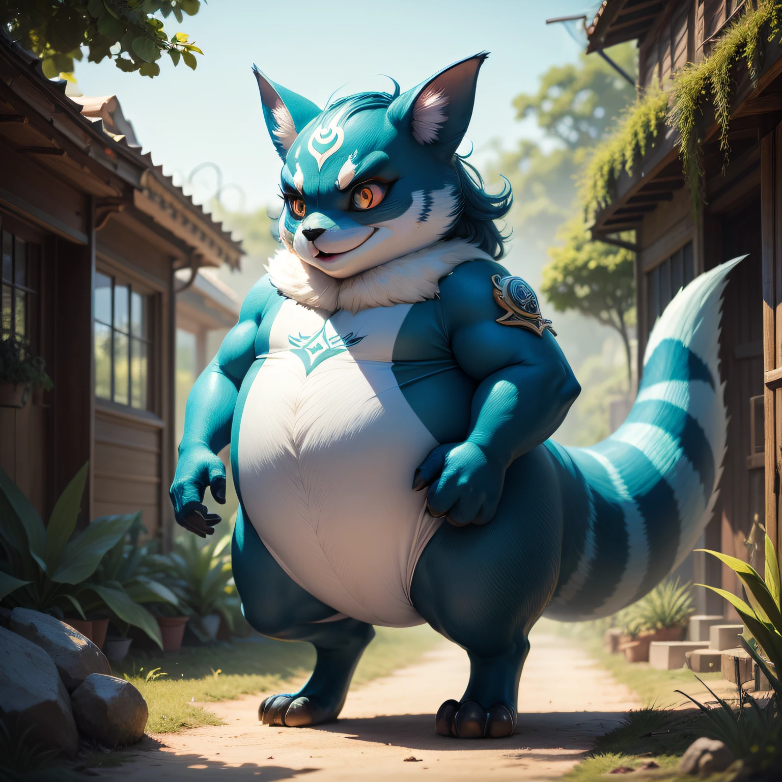 Um design de raposa, monstro fantz, rapoza, funny escrita :"MX", Ultra Detalhado, Pescador, borboleta, raposa sem estilo sylvamagic estilo, em uma cidade do futuro --au