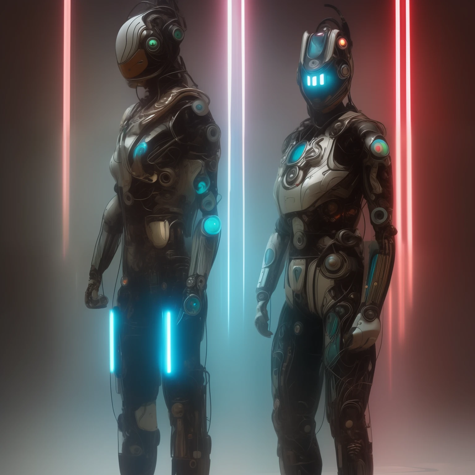 indigenous futurism, indian cybernetic cyborg goddess, cyberpunk, the style of fantastical fantasy compositions, dark prism, eye-catching metallic compositions, symmetrical arrangements, eye-catching iridescent red, blue, green,yellow,bright neon,luminous, distinctive noses, ethereal,bloody colorful, eye-catching compositions with rainbow prism,high resolution, masterpiece,composite cybernetic metallic bodysuit, indigenous cybernetic jewellery and ornaments,symmetrical design ,character concept art,Rendered in Octane,trending in artstation, cgsociety, 8khighly detailed,Junji Murakami, Mucha Klimt, Sharandula, Hiroshi Yoshida, Tom Bagshaw, Ross Tran, Artgerm,Craig Mullins,dramatic,Junji Murakami, moody lighting post-processing,cinematic lighting ,ar 2:3 –uplight