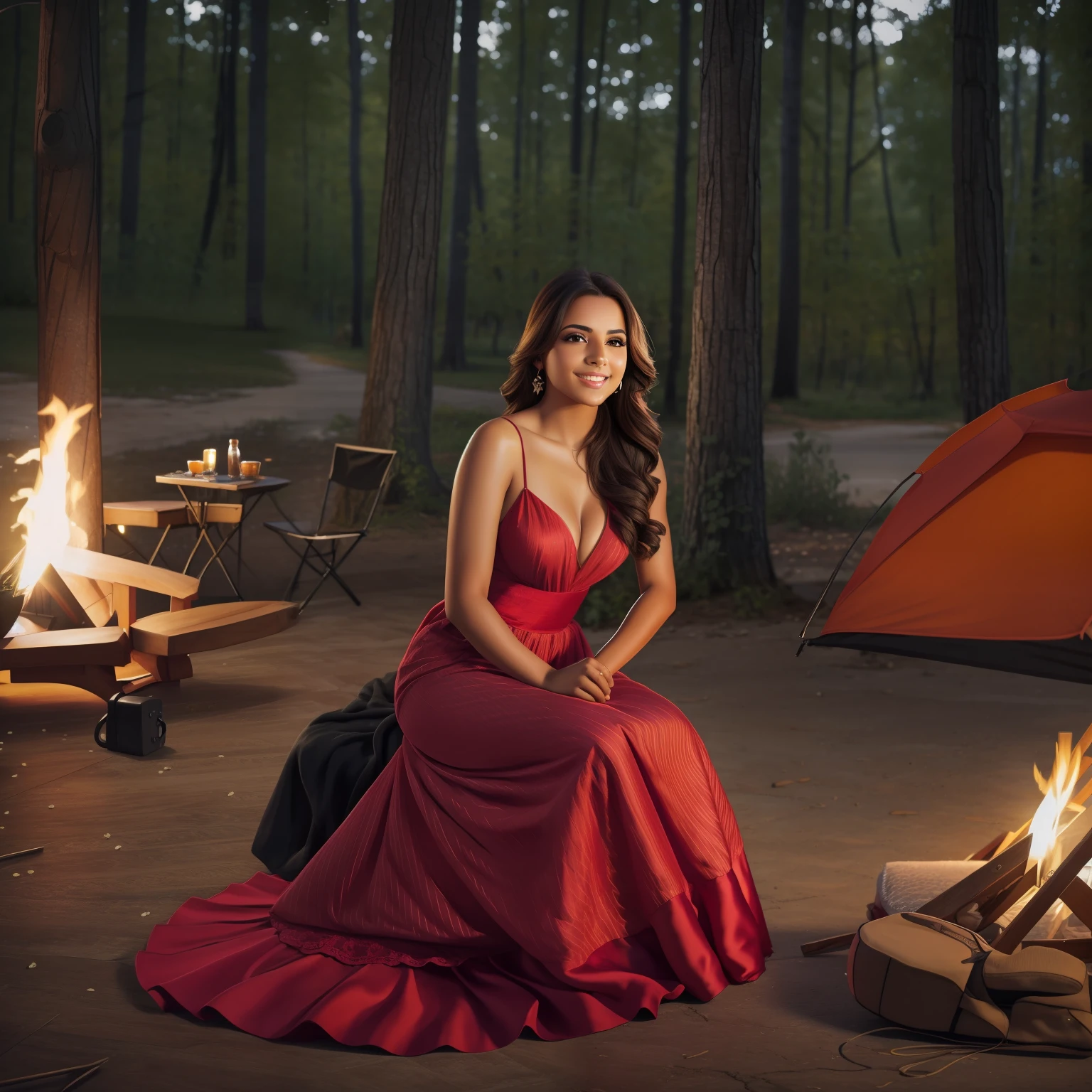 (photorealistc:1.1) beautiful young Hispanic woman