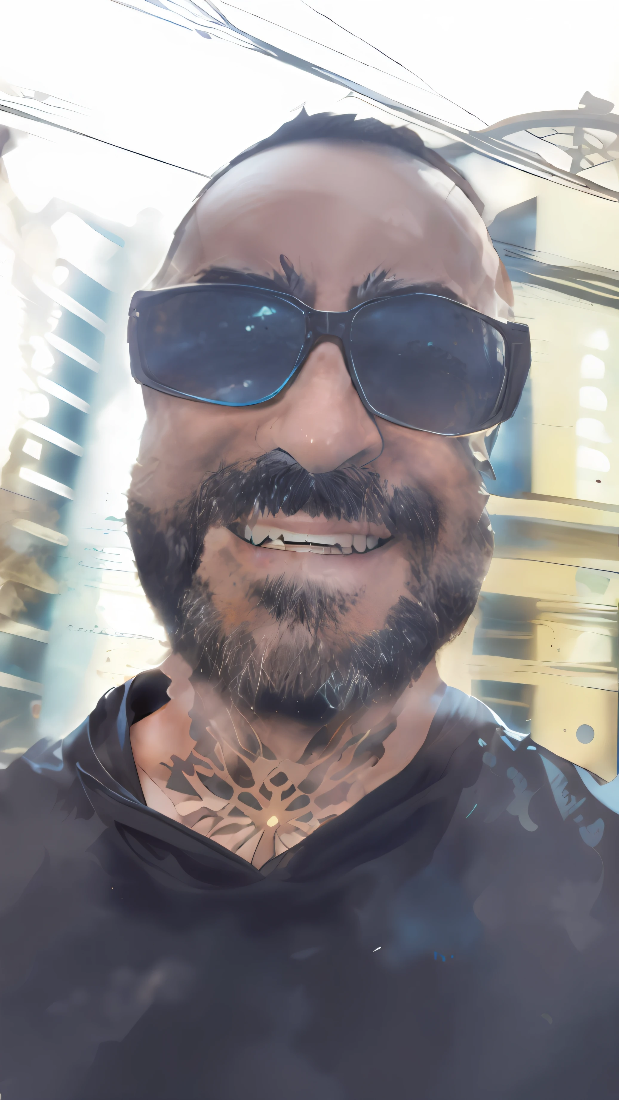solo, olhando para o espectador, fundo simples, dentes, sem humanos, brilhante, fundo preto, 1outro, skull, (spectacled skull), caveira com oculos, oculos, oculos de sol. oculos escuros, sunglass, sunglasses