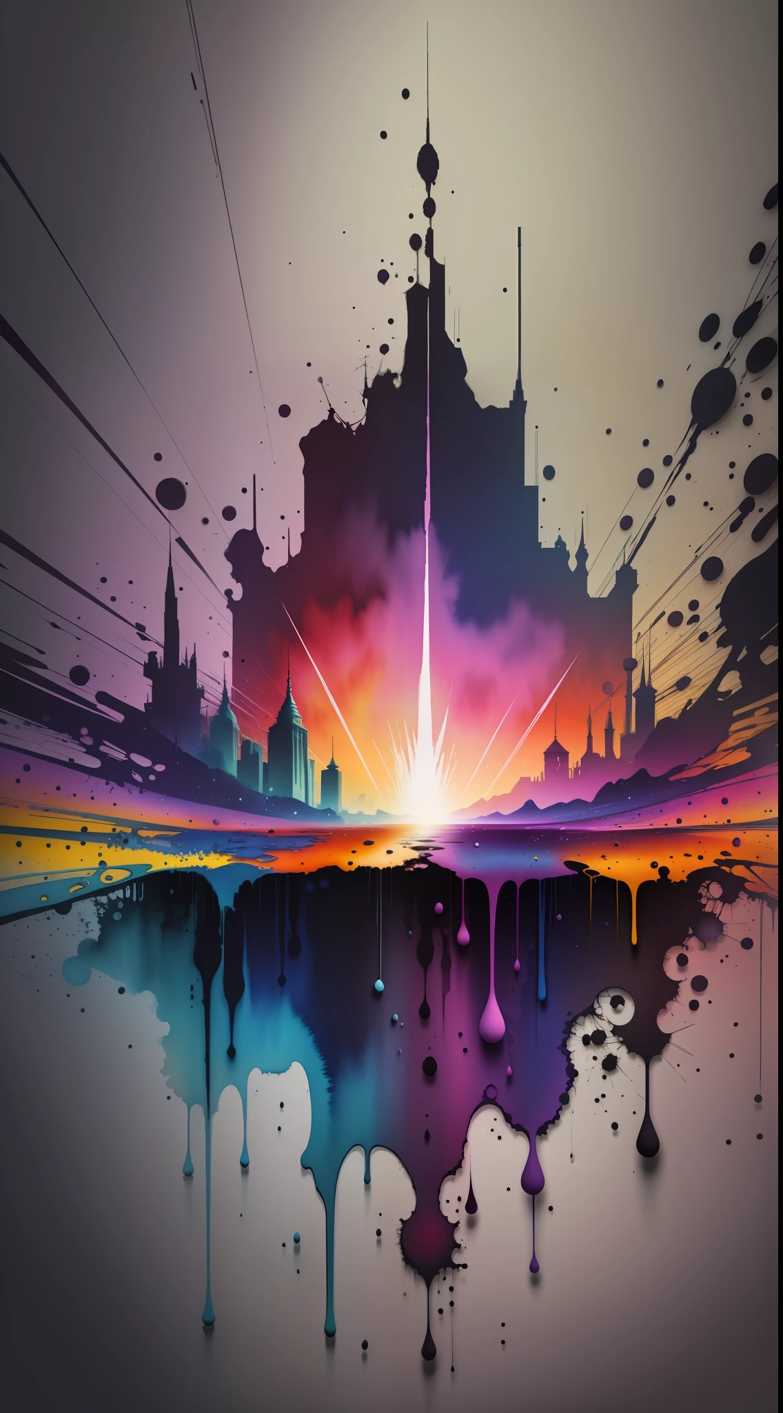 3d watercolor abstract,dark background,high resolution,high quality,colorful