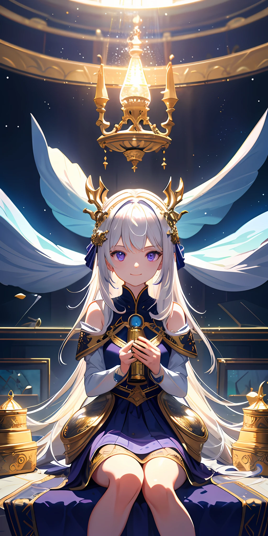 [(Transparent background:1.5)::5],(((Masterpiece))),(((Best quality))),(((Extremely detailed))),illustration, 1girll,Solo,mysterious,vivd colour,Shiny, Underwater transparent sealed hemispherical glass dome, (White hair),(Purple eyes), full bodyesbian,Barefoot,Long hair tranquility nature, Koi,Underwater, Dome,Close up,Dynamic actions,Lens perspective,(((Box composition))),sitting cross-legged，Leaning against the bookshelf, voluminetric lighting, multi colored eyes, Detailed eyes, ultra - detailed,Light smile, Highly detailed, Beautiful, small detailed, Ultra detailed, Best quality, Intricate, 4K, 8K, trending on artstationh, Good anatomy, Beautiful lighting, Award-winning,