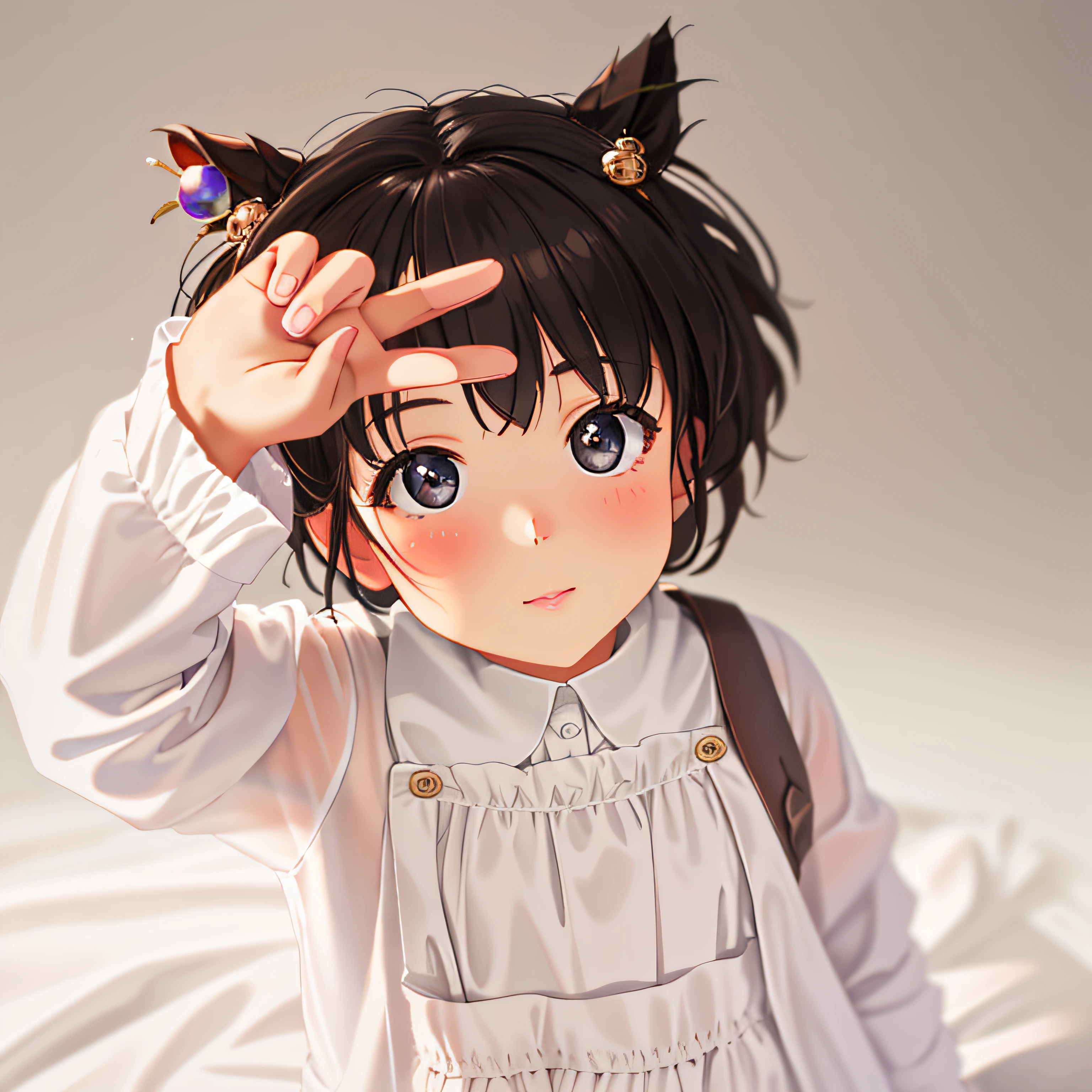 depth of field, best quality, masterpiece, highres, 8k,Sweet little girl