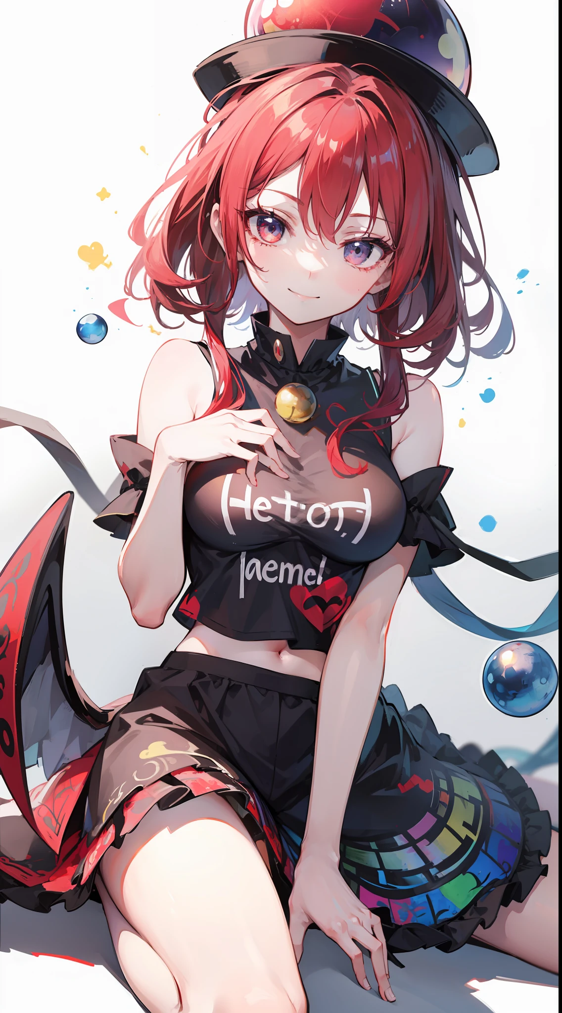 Hecatia Lapislazuli,Touhou project,smile