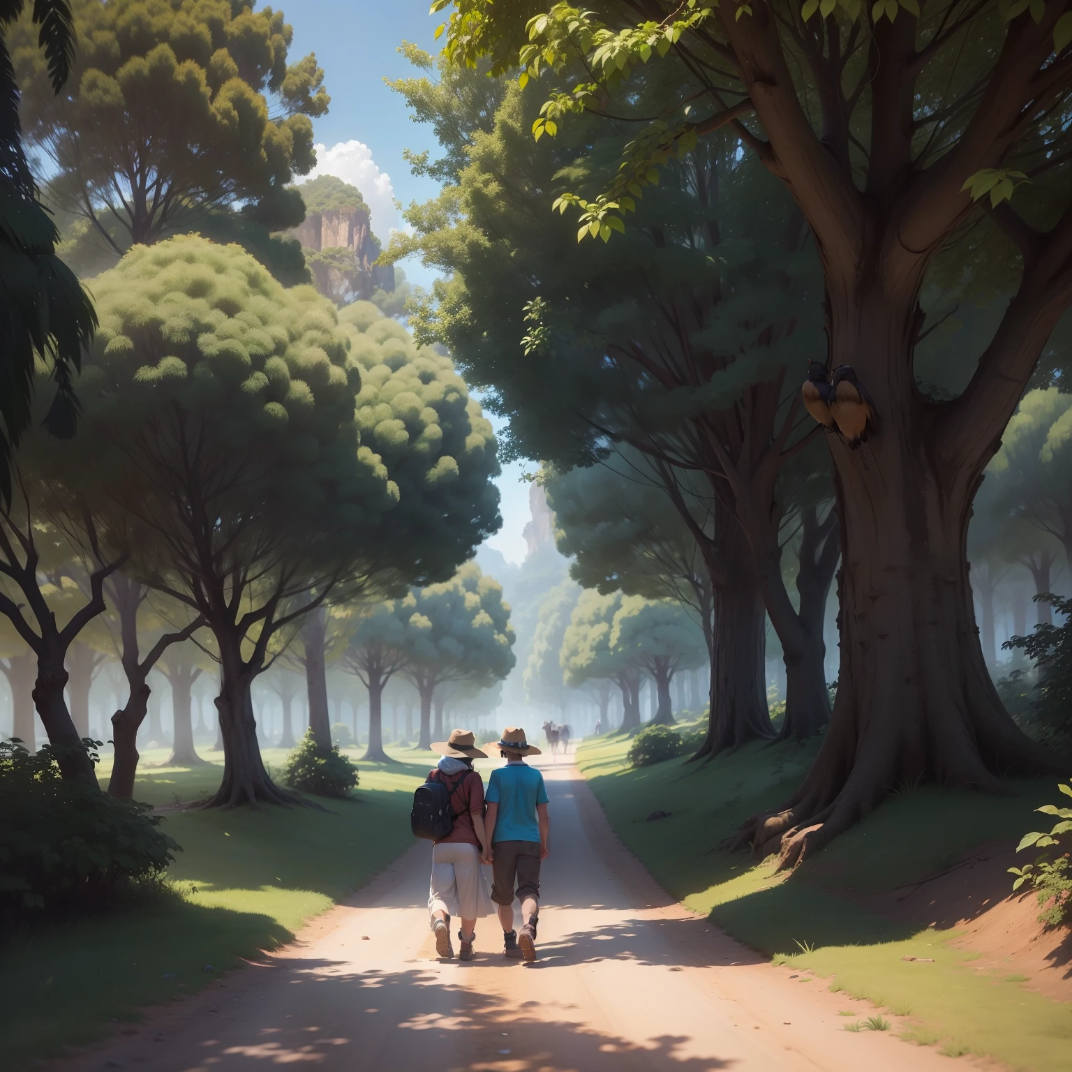 em um bairro muito especial, moravam dois grandes amigos chamados Ana e Pedro. Eles adoravam explorar lugares novos e viver grandes aventuras. Certo dia, enquanto caminhavam pelo parque da cidade, Something mysterious caught their attention: uma trilha escondida entre os arbustos altos e exuberantes. Curiosos como eram, they decided to follow that enigmatic trail, imagem para um livro infantil