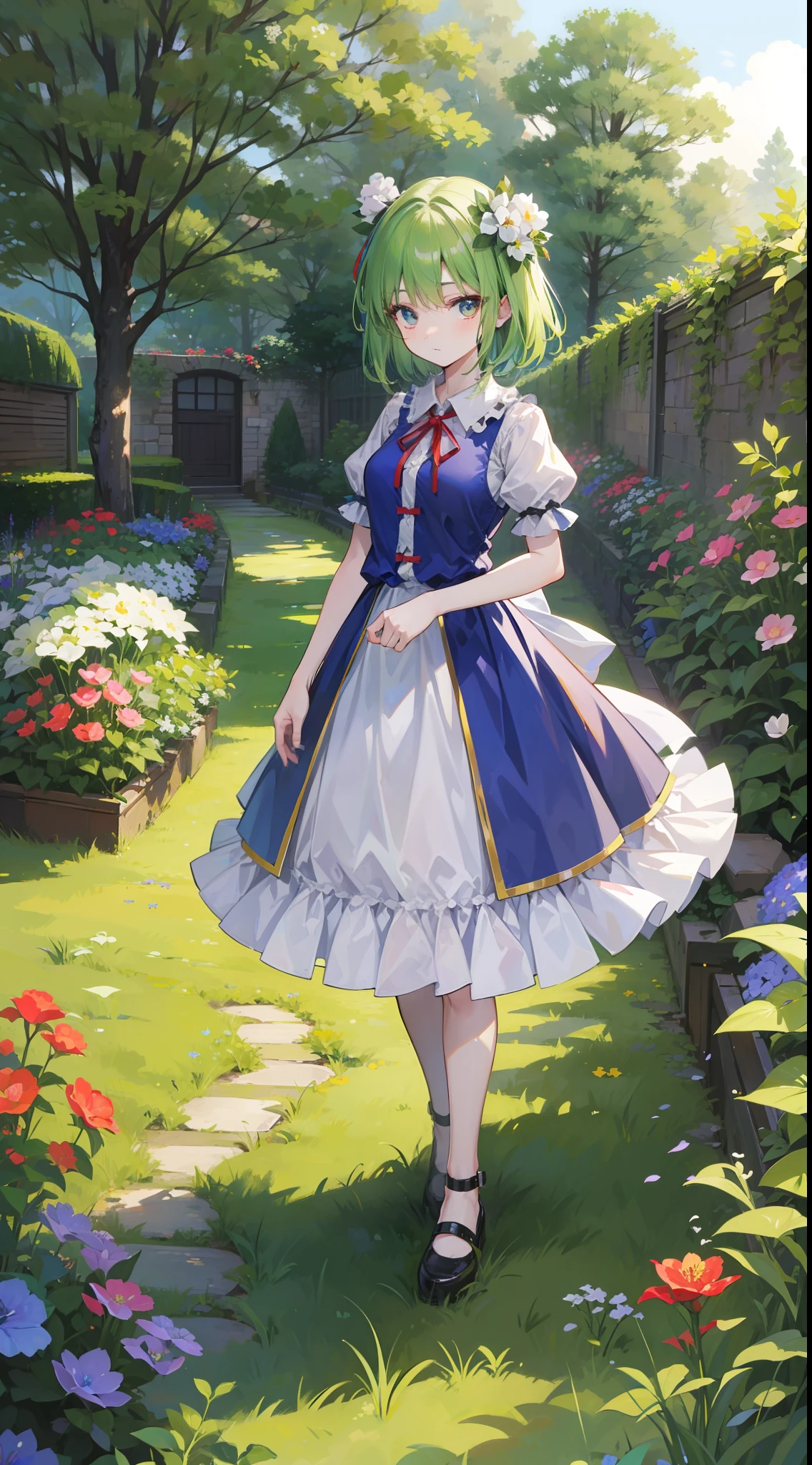 Hon Meirin,Touhou project,garden