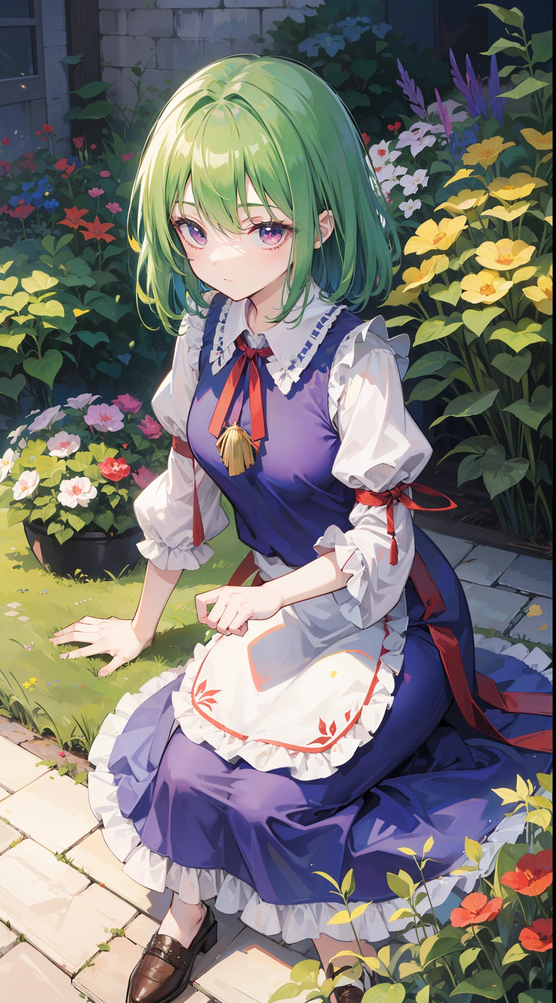 Hon Meirin,Touhou project,garden