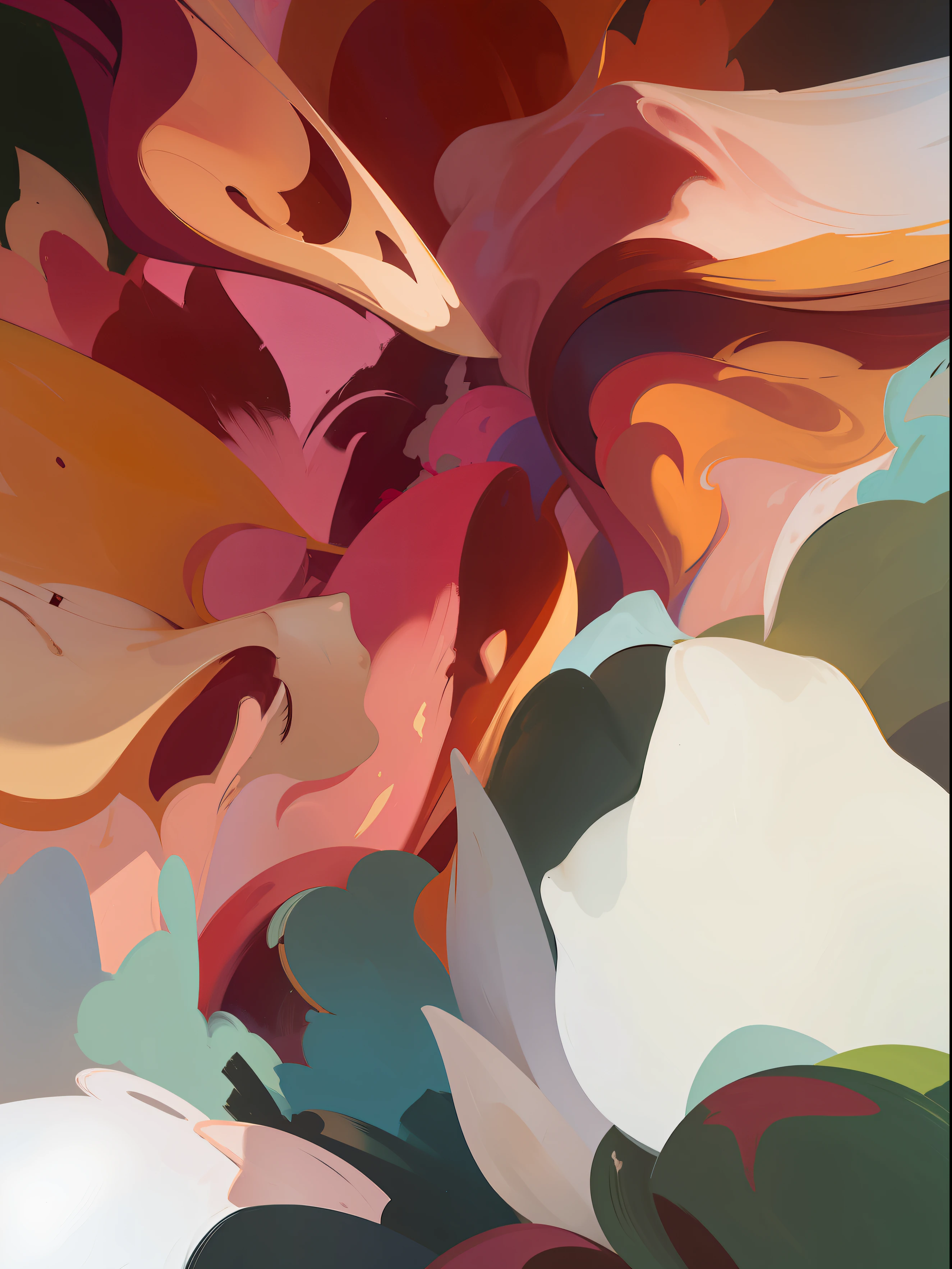 pintura de uma pintura de uma flor com um monte de cores, inspirado em Julian Schnabel, inspirado por Abraham van Calraet, inspirado em Cecily Brown, inspirado em Esteban Vicente, inspirado em Lois Dodd, inspirado por James Brooks, inspirado em Jacob Jordaens, digital oil on canvas, inspirado em Pamela Ascherson, inspirado em Elaine de Kooning