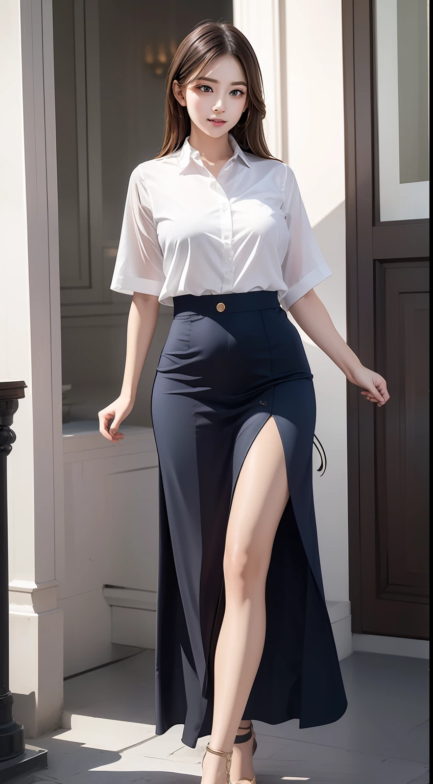 （RAW photos，HighestQuali），Full body like，Inconspicuous uniforms，（realisticlying，realisticlying：1.3），HighestQuali，tmasterpiece，Very fine and beautiful，highly  detailed，CG，unified，2k wallpaper，Wonderful，beautifuldetails，tmasterpiece，dynamicposes，HighestQuali，Extremely detailed Cg Unity 8K wallpaper，，