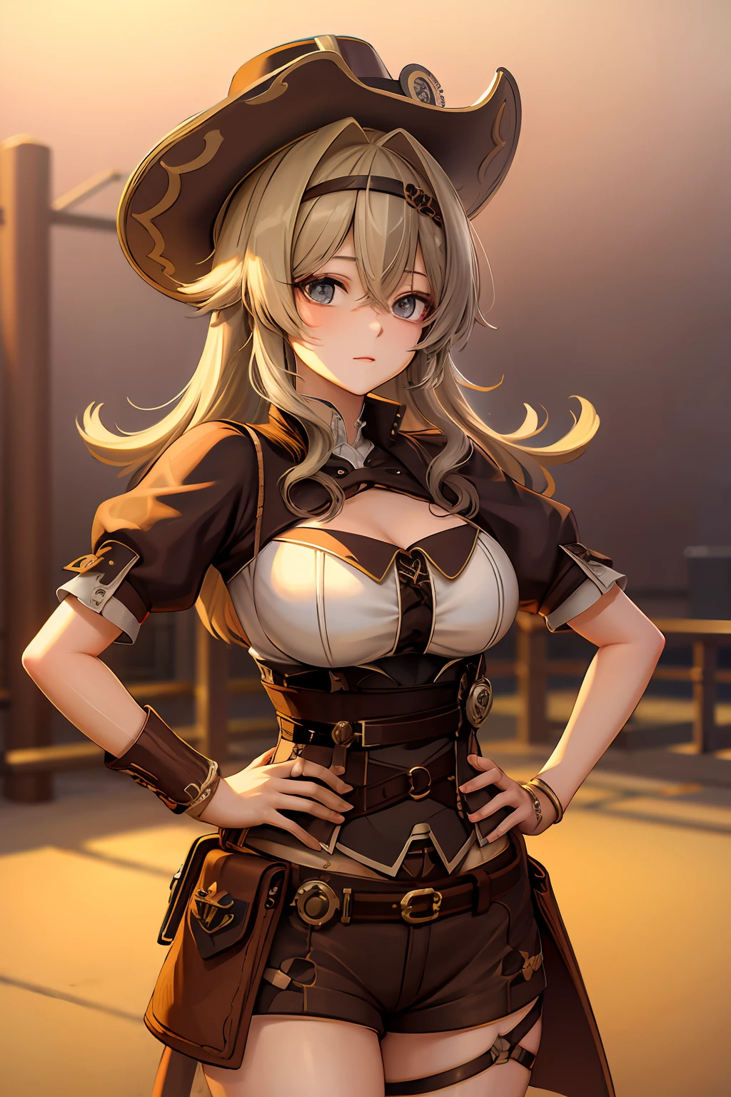 Western cowboy style,photography,Best Quality, anime Photos, complex details, (delicate details), (complex details), cinematic light, Best quality backlight, Clear line, 8k,very high resolution,