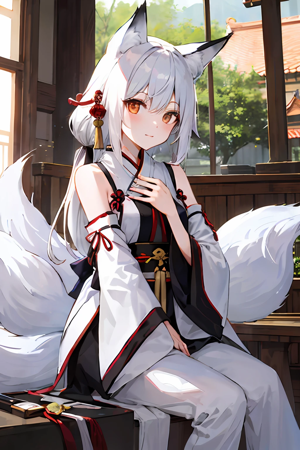 Nine-Tailed Fox、Being in the temple、