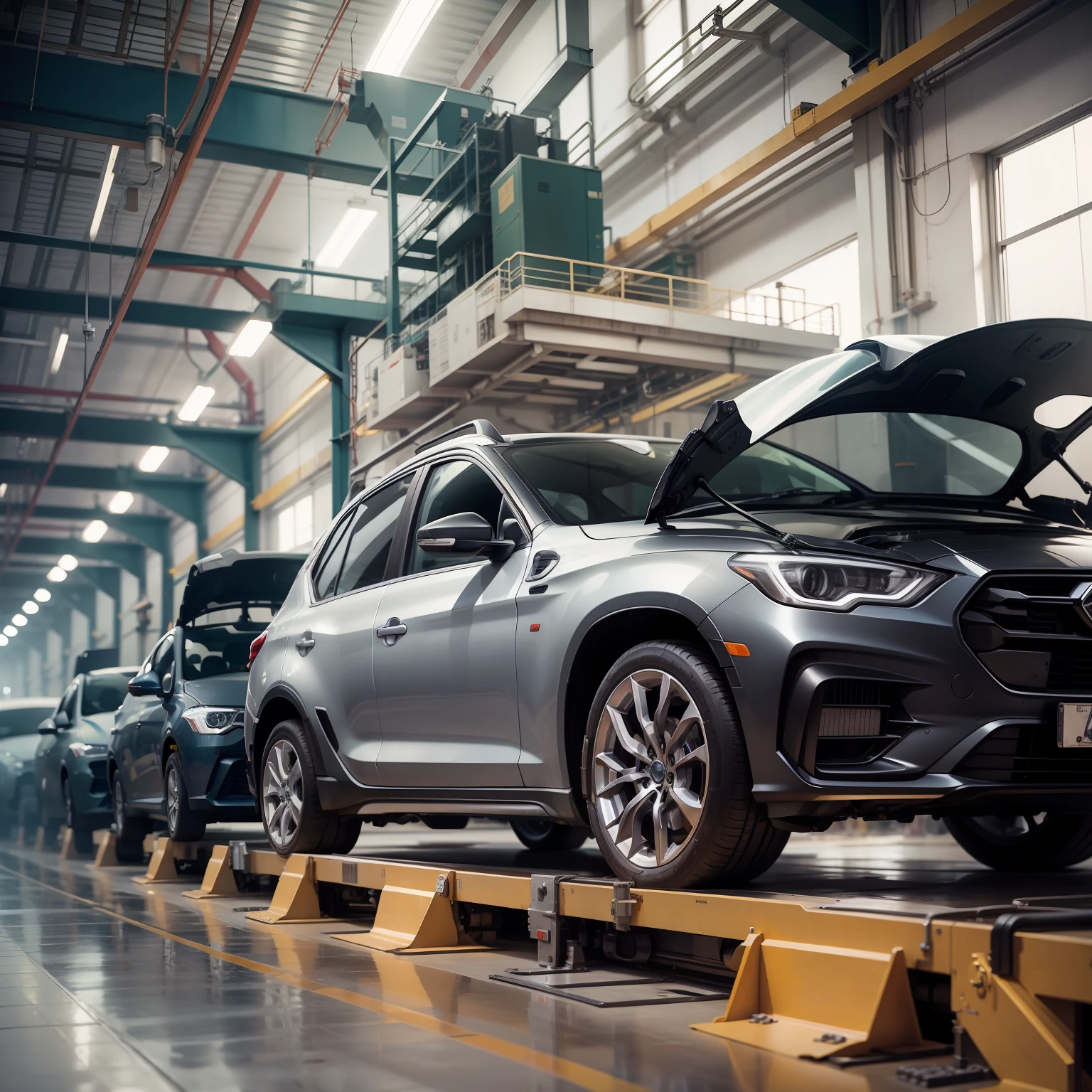 Automotive Production Line　Factory scene