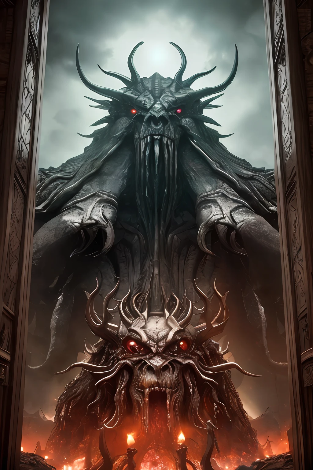 best quality, masterpiece,
a monster, god,
elden ring,