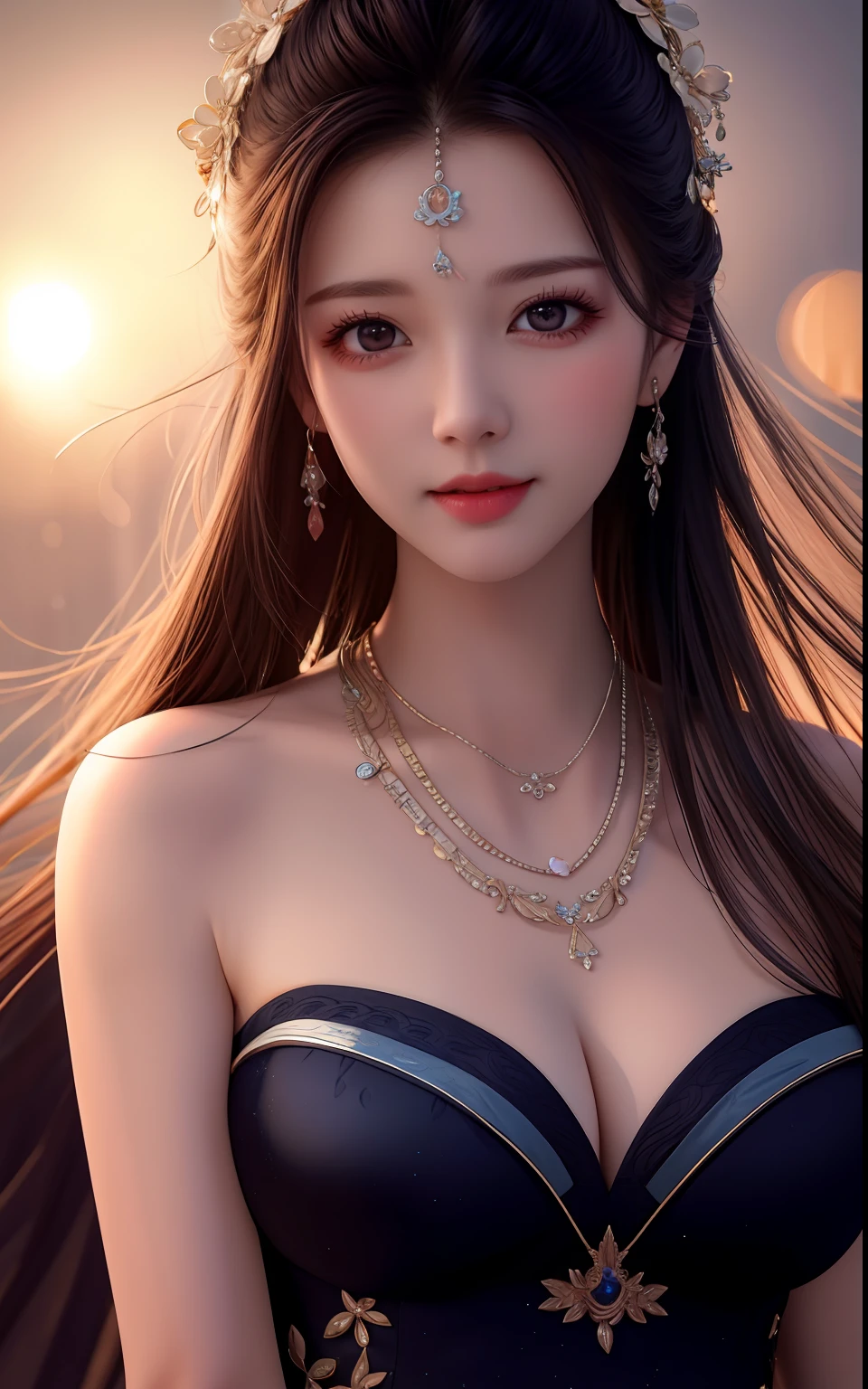 Hot Fashion dressed, (photograph realistic:1.4), (Ultra photo realsisim:1.4), (Realistic:1.3), (Smoother lighting:1.05), (increase cinematic lighting quality:0.9), 32K, 1girll,20岁女孩, Realistic lighting, back lit lighting, light in face, Ray traching, (brightlight:1.2), (enchanced quality:1.4), (best quality real texture skin:1.4), finely quality eyes, finerly detailed face, finely quality eyes, (joy, Blush), (Tiredness and sleepiness，satisfy:0.0), facial closeups, tee shirt, (Increased Body Line Mood:1.1), (Increased Skin Texture Beauty:1.1)