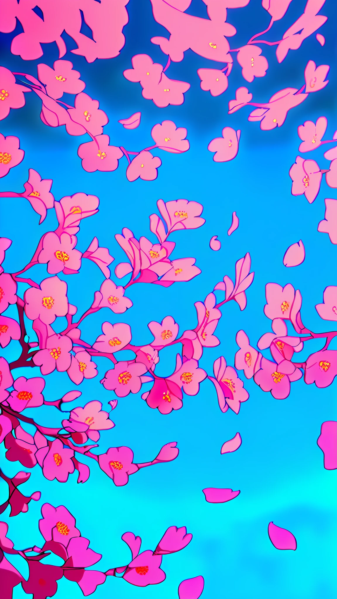 Masterpiece, best quality, (very detailed CG unity 8k wallpaper) (best quality), (best illustration), (best shadows) Nature', blue sea,delicate leaves petals of various colors falling in the air light Tracking, super detailed , wanostyle --v6