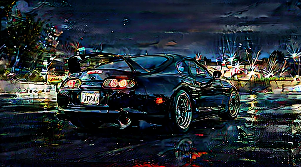 supra mk4 in tokyo night