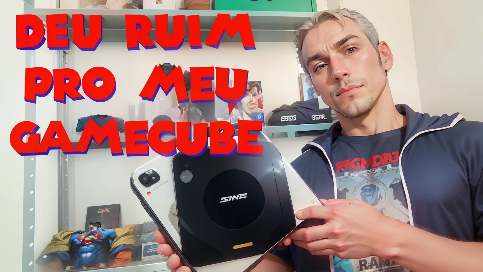 mudar para roupa do superman mantendo meu rosto com imagem original