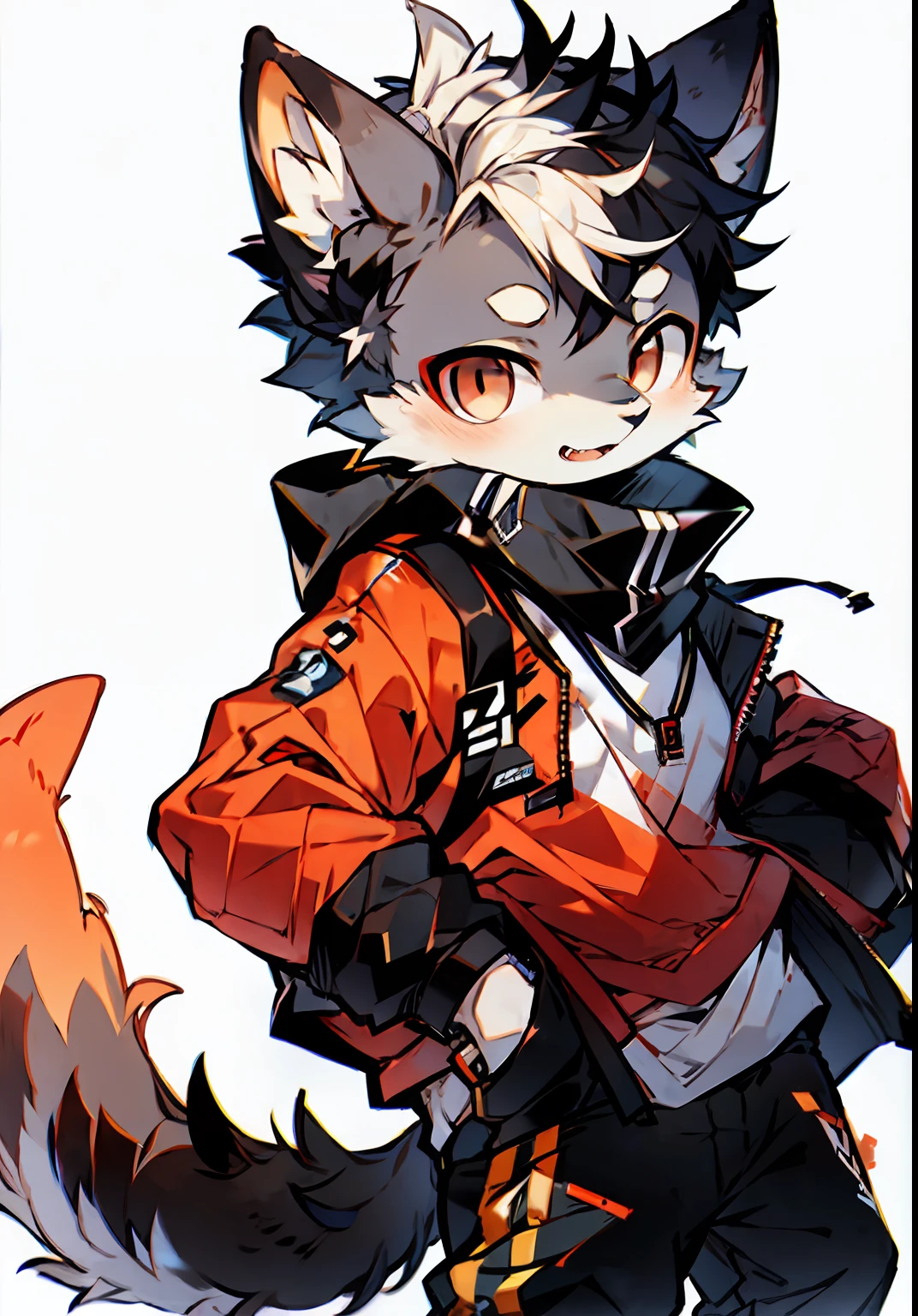 catss,Black hair and red eyes,Black coat color,adolable,theelementoffire,vivaciousness,Libido boy,underage,Casual sweatshirt,lively and lovely,shorter pants