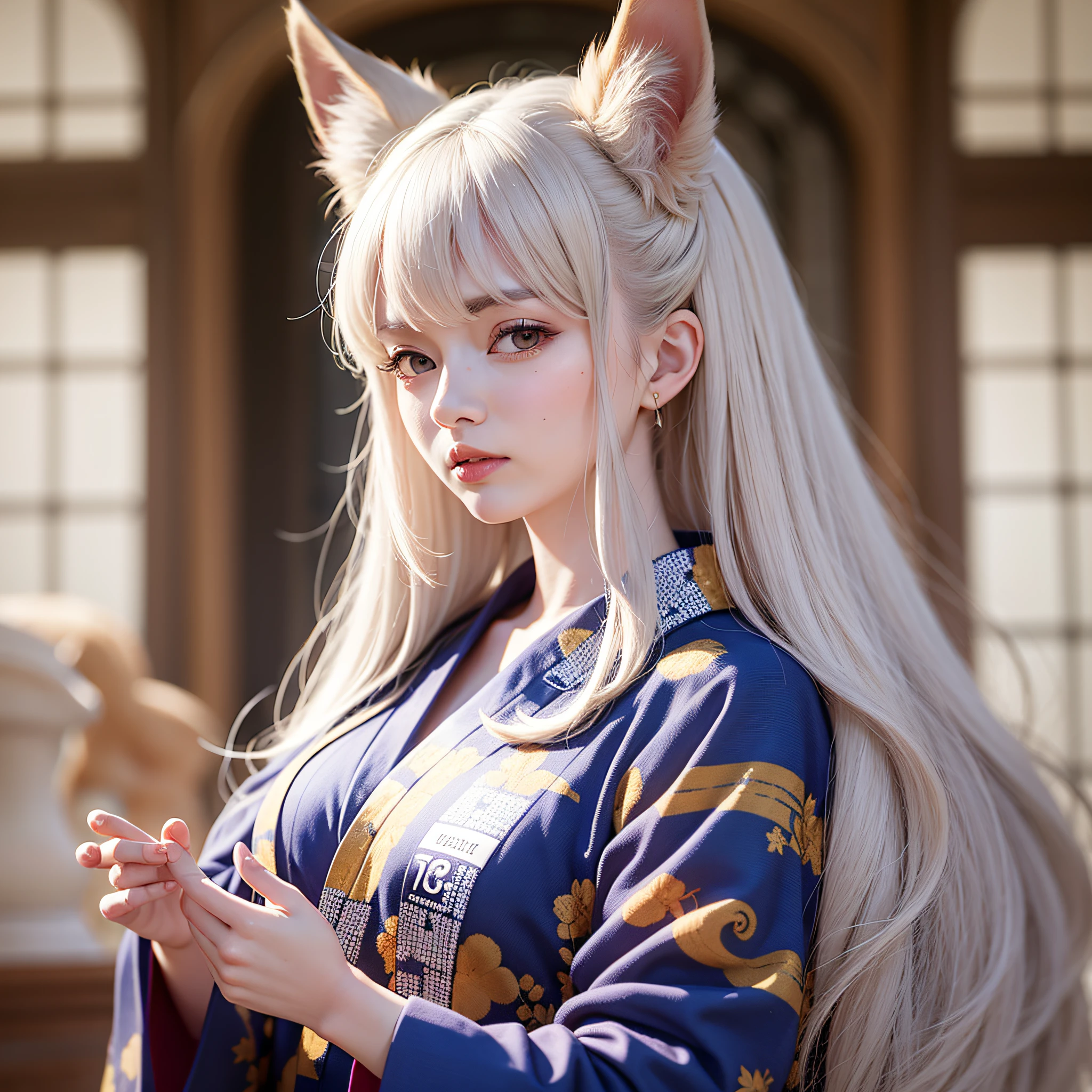 Priestess Princess, Fox, Yukata