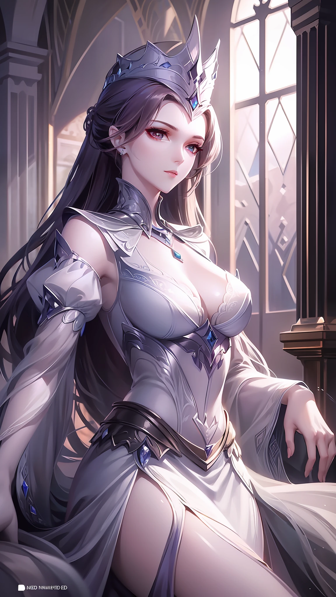 tmasterpiece,Best picture quality,HD 8K wallpaper,Beautiful picture,Elegant single woman,Cyan and white round skirt,Shiny eyes,Detail at its best,An exquisite masterpiece,Pure beauty and lightness,Moderately aesthetic,Gentle and elegant,Attention to detail,More sheer tulle,