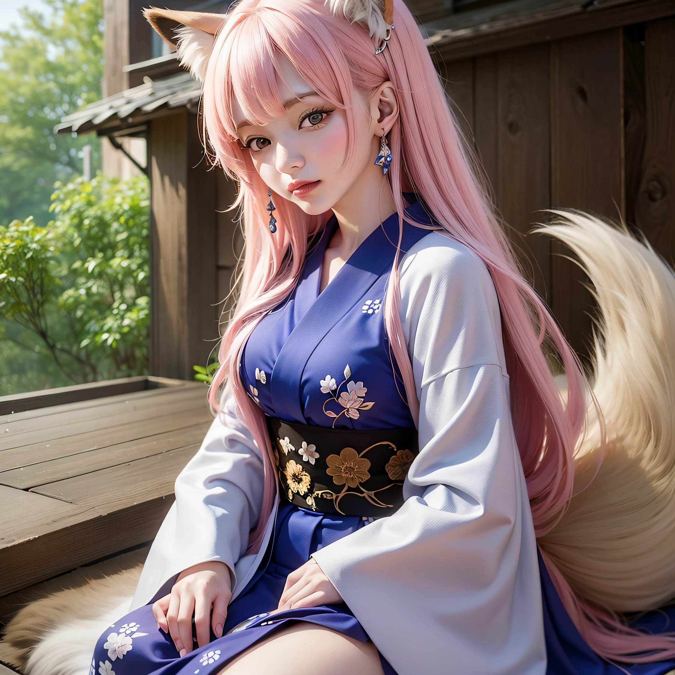 Priestess Princess, Fox spirit, Yukata