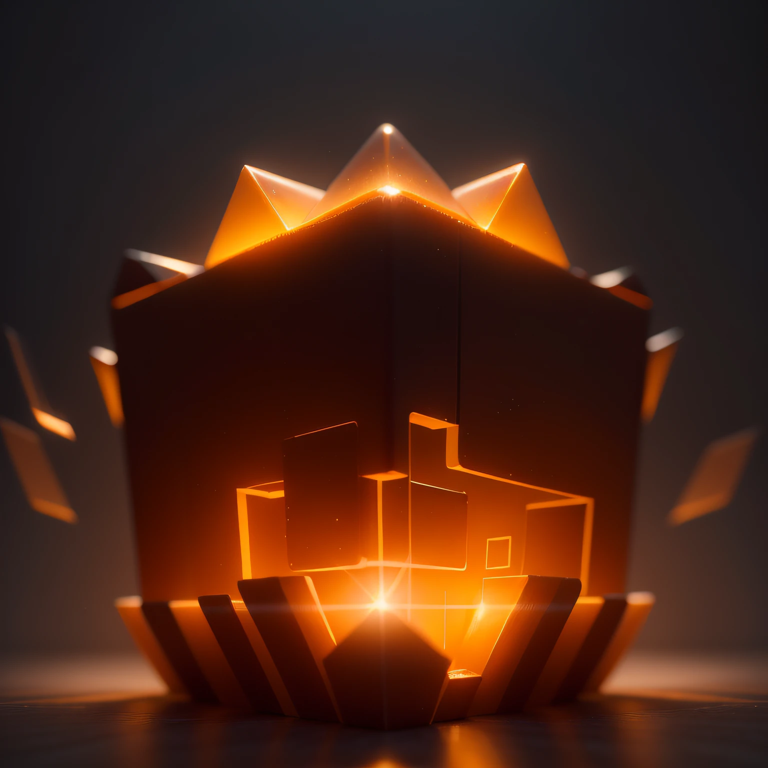 close up photo of a very cute cubo image 3d, soft volumetric lights, (backlit:1.3), (cinematic:1.2), intricate details, (ArtStation:1.3), Rutkowski, bitcoim coin