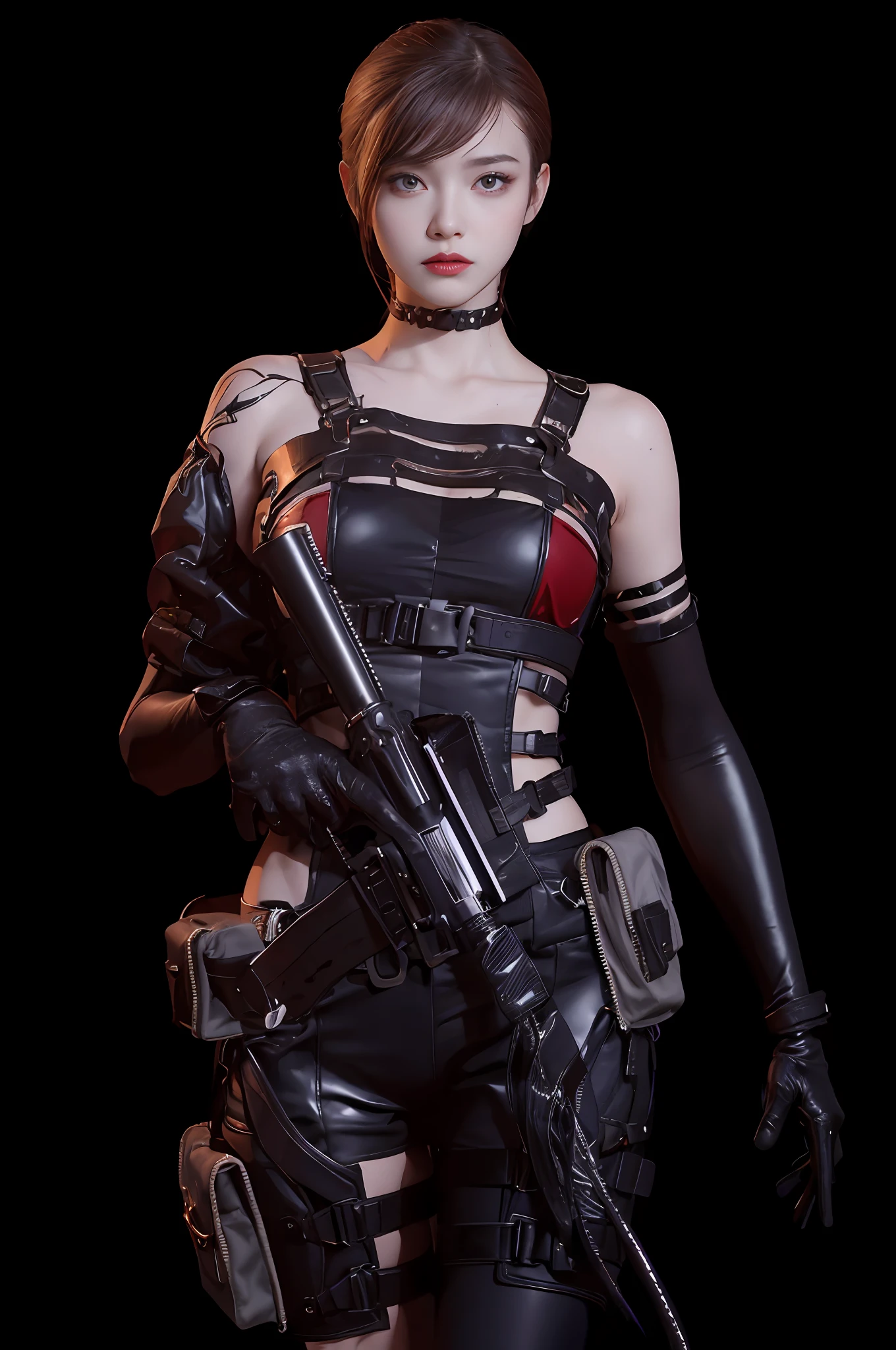 Angry Face, BDSM,slave,Rubber,Black Corset,Bondage,Collar,NSFW,((Best Quality, 8k, Masterpiece:1.3))), Crisp Focus: 1.2、(Layer Cut, Big:1.2),Beautiful Woman with Perfect Figure: 1.4、Slender Abs:1.2、Wet Body:1.5、Highly Detailed Face and Skin Texture、Detailed Eyes、Double Eyelids,Long Hair