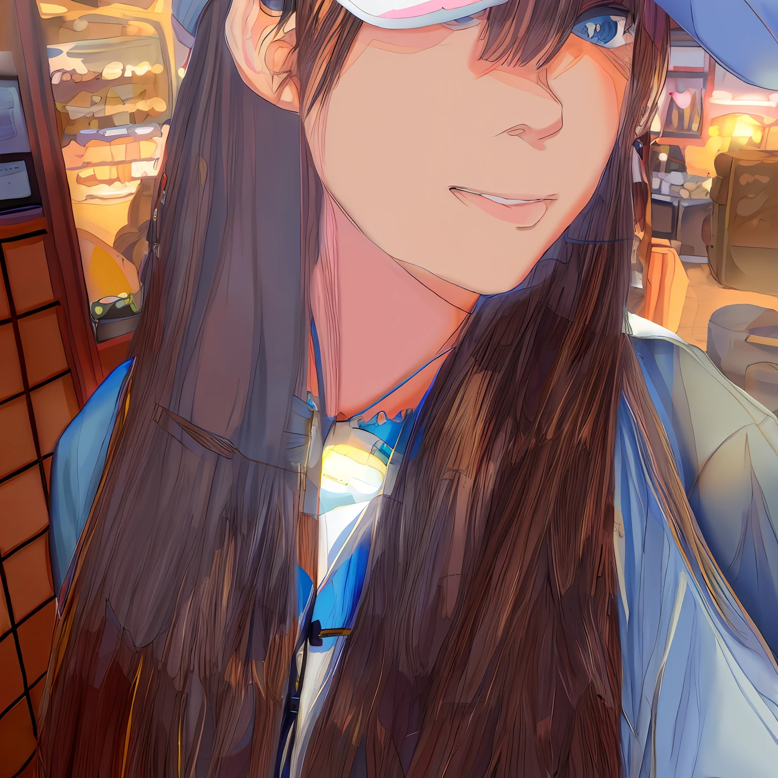 omake, anime style, first-person view, pov