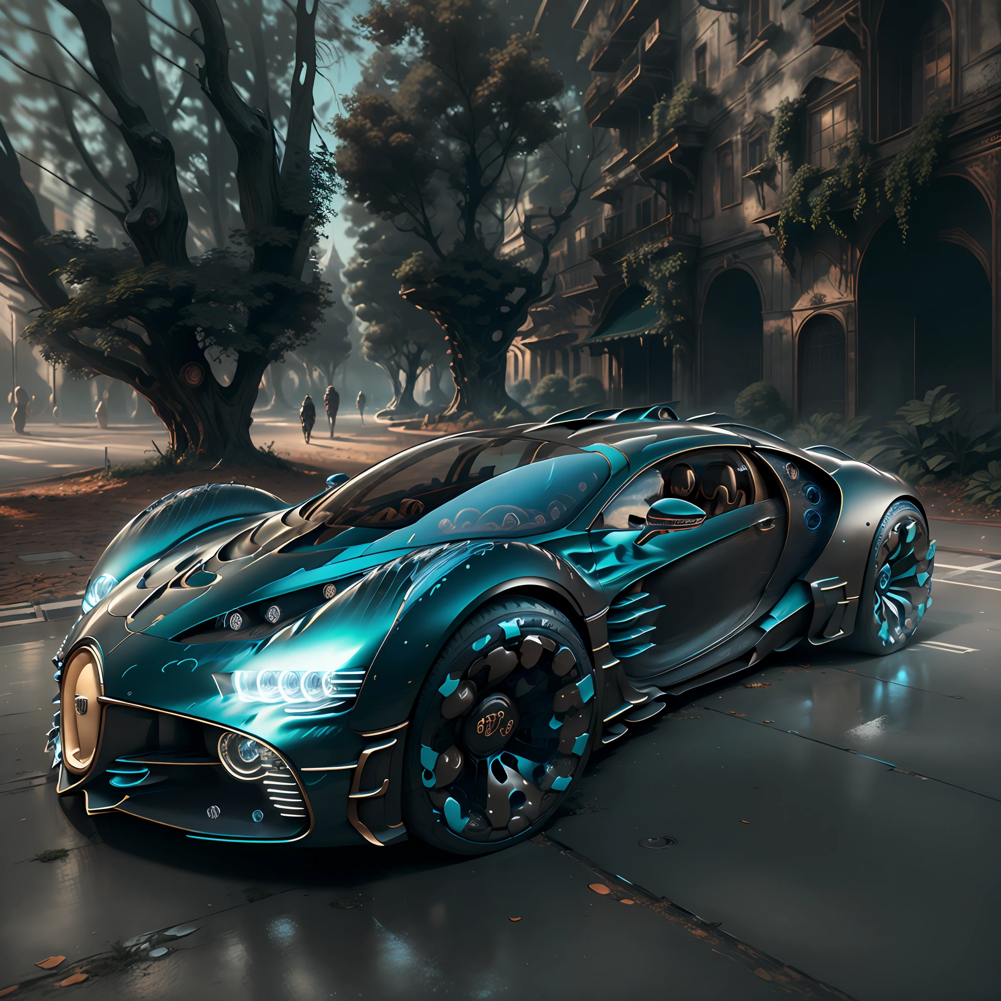 BugattiAI futuristic car