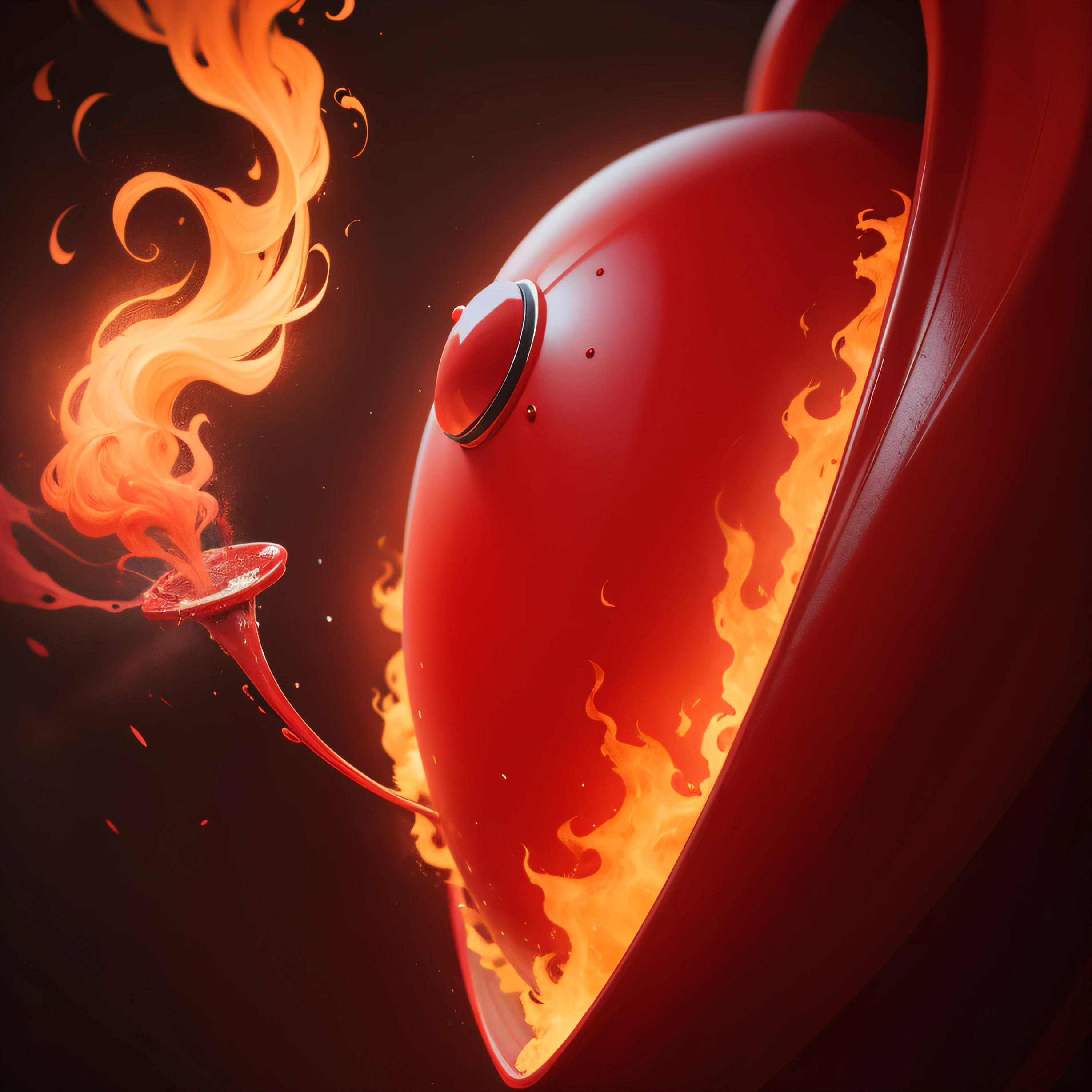 humo luz roja