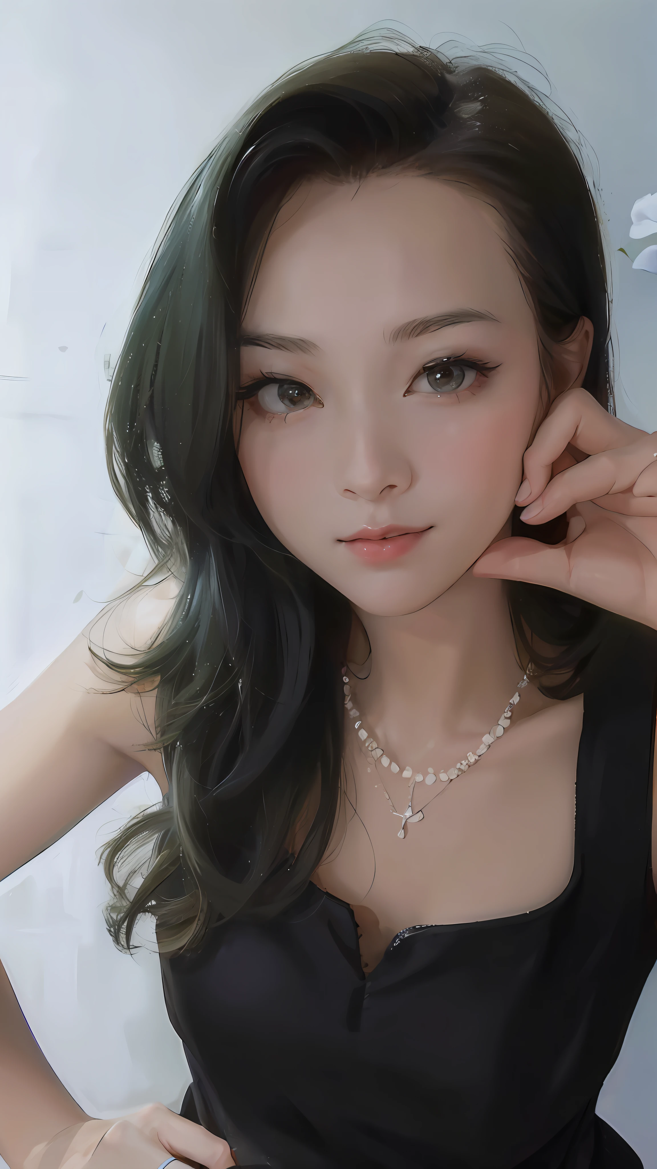 Meticulous, (Night:1.36),Masterpiece, rich details​, Rich light and shadow, (Girl: 1.21), , (black fashion jacket: 1.31), (Street side: 1.1), (Black hair: 1.2), (Black long hair: 1.2), (White shorts: 1.25), Front light, toplight, Black and white short sleeves, White pants, (bus stop sign: 1.16), sideways standing, 45°, Vertical painting, (A white space: 1.1), (Holding flowers :1.4),, (Flat chest: 1.1), Cute girl, Mouth closed, (Glossy hair: 1.1), Messy hair, standing, (Short hair: 1.1), (bangs: 1.31), 鎖骨 , clean girl, Pretty girl, (crossed bangs: 1.1), focus alone, 1 girl, Alone, (Black eyes: 1.21), (Shiny eyes: 1.1), Close-up, focus person, (High contrast: 1.21), (Natural light: 1.1), (Light: 1.23), uniform light, (Overlooking: 121), (Looking at the audience: 1.41), foreground, Refreshing, Elegant posture, Beautiful, Graceful, Centered, ( Dark tone: 1.21), (under street lights in dark sky: 1.11),