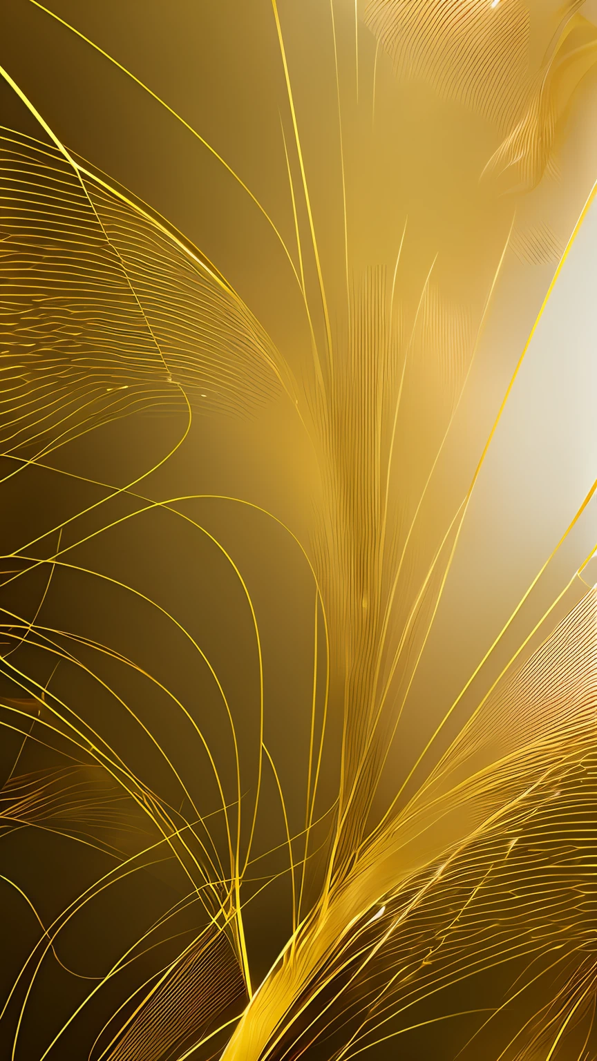 There is white and gold abstract background with gold geometric design, delicate detailing golden stroke, thin gold details, golden and white, Delicate white and gold neon, Gradient white to gold, White and gold, gold detailed line work, Minimalist background, White and gold gold jinzuki, Golden wire, stylized thin lines, gold background, background is white