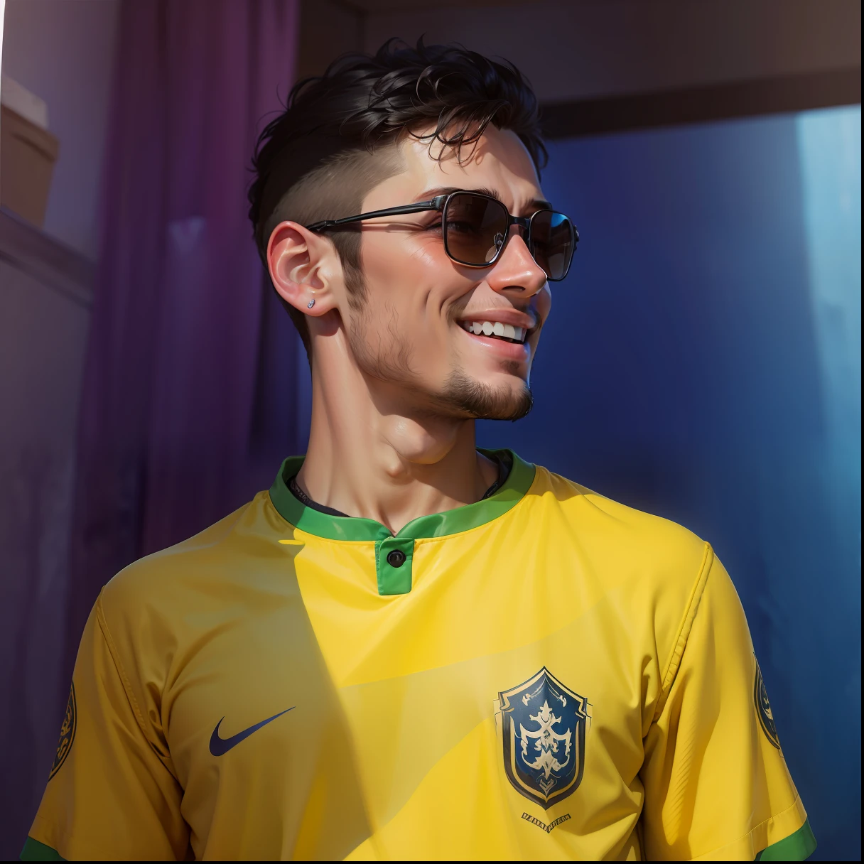 Boy smiling