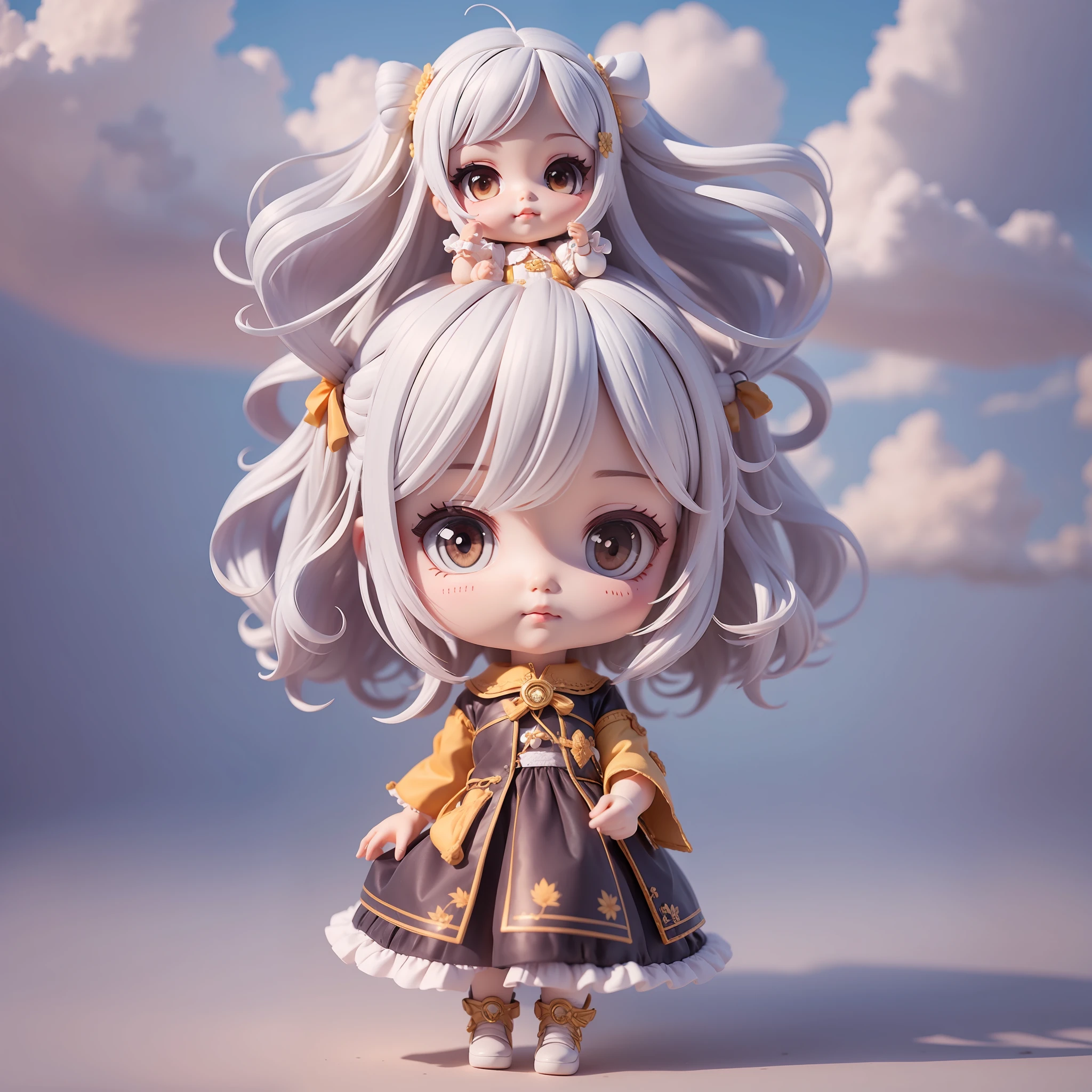 white color hair,Sunny day doll
