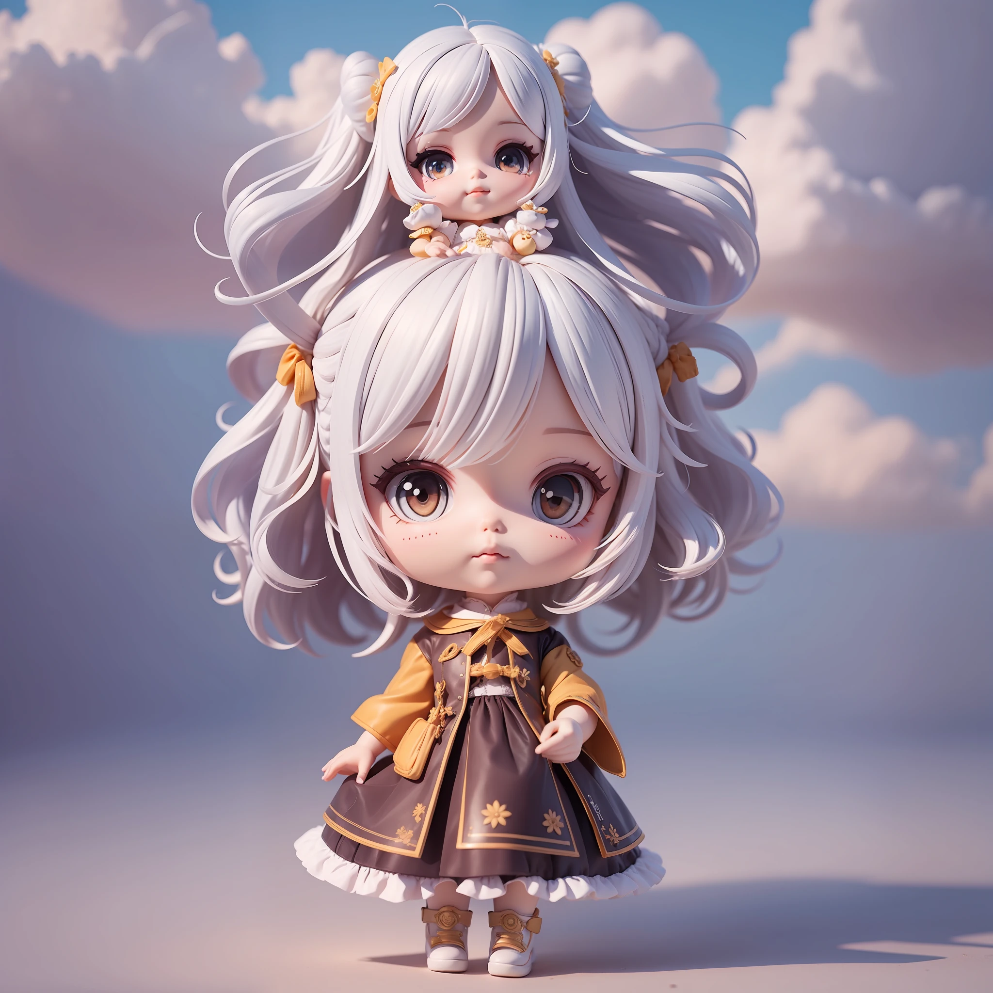 white color hair,Sunny day doll