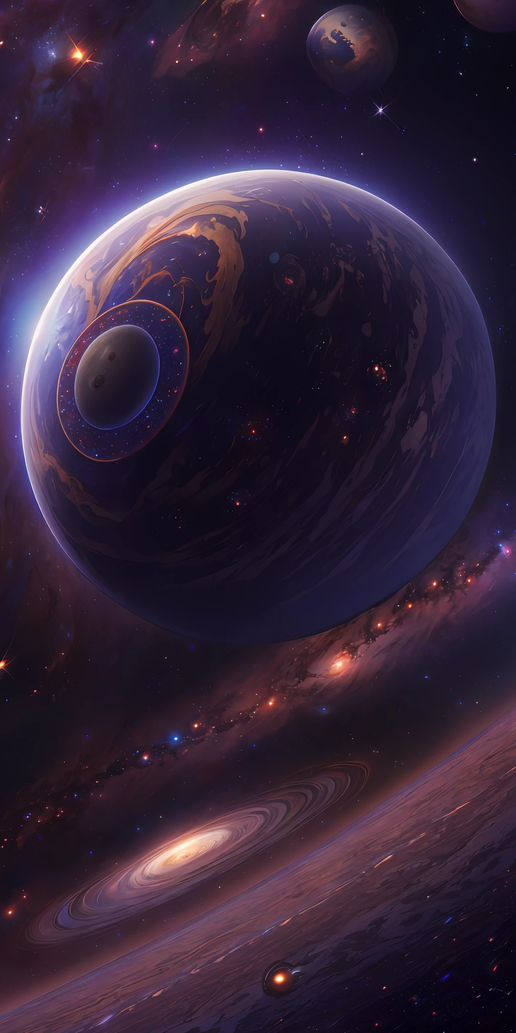 masterpiece, best quality, high quality, extremely detailed CG unity 8k wallpaper, Depth of Field, HDR,,Photorealistic,extremely detailed, Intricate, High Detail, universe, space, galaxy, stars, planets, astronomy, cosmos, celestial, nebula, black hole, solar system, cosmic rays, supernova, deep space, astronomical objects