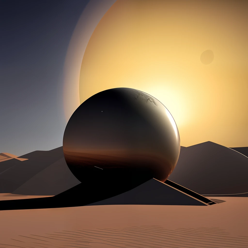 Create a detailed image of a house located on the surface of Titan, a maior lua de Saturno. The house should be designed in a unique and futuristic way, with striking features and a well-groomed appearance. Certifique-se de incluir um belo jardim ao redor da casa, with exotic vegetation that adapts to the alien environment.
A paisagem de Titan deve ser retratada com cuidado, with the characteristic surface of this moon, que possui lagos e mares de hidrocarbonetos, as well as mountains and dunes. Ao fundo, it is essential to display the majestic sight of Saturn in all its splendor, with the imposing rings and the surrounding atmosphere.
Whip up the details and colors to create a stunning, lifelike image that transports the viewer to this alien and wonderful world. Remember that perspective and lighting must be in harmony to bring life to the scene.