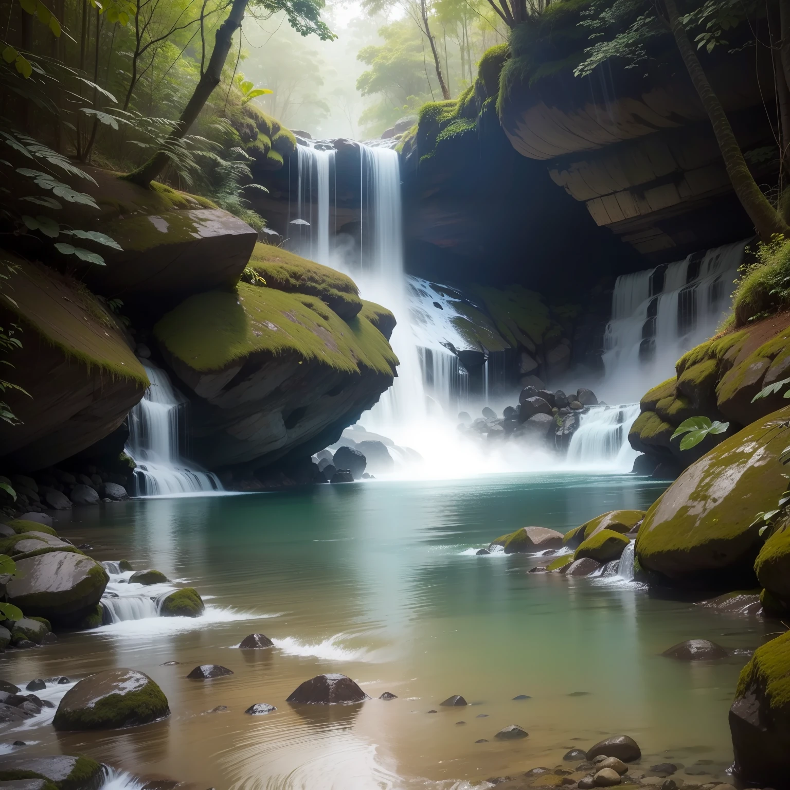 camping com cachoeira,inspirar tranquilidade,paz e sossego