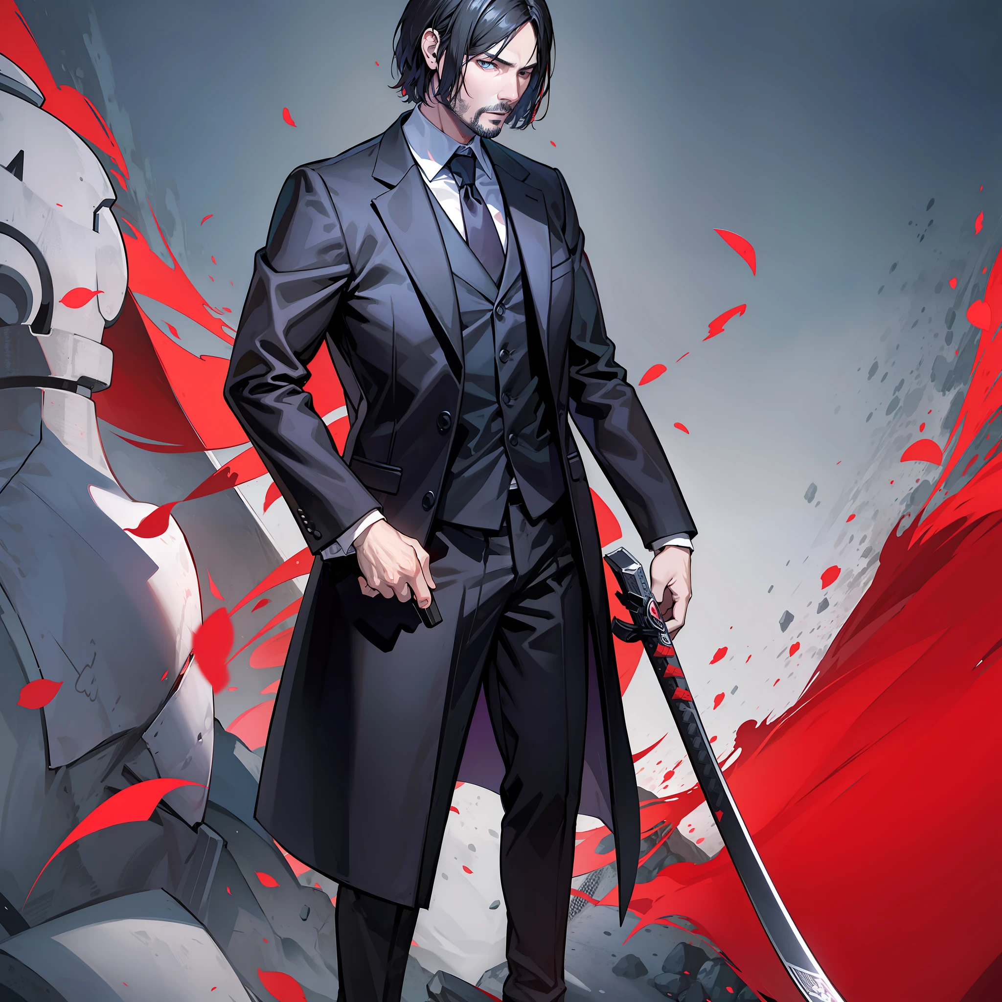 John Wick, Samurai, Full body