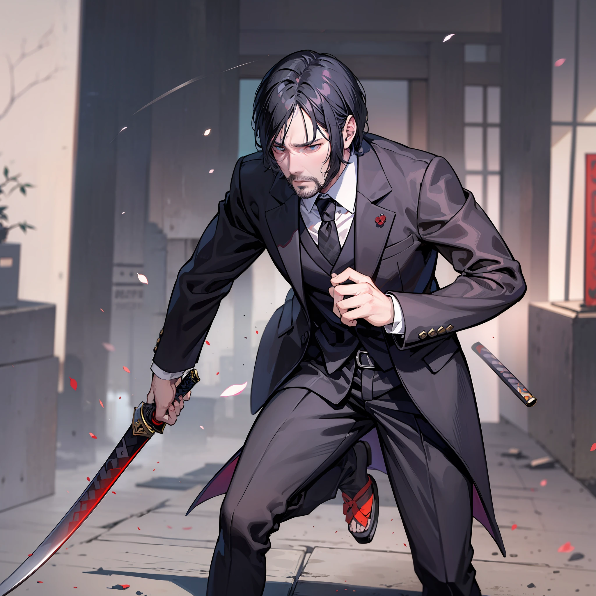John Wick, Samurai, Full body
