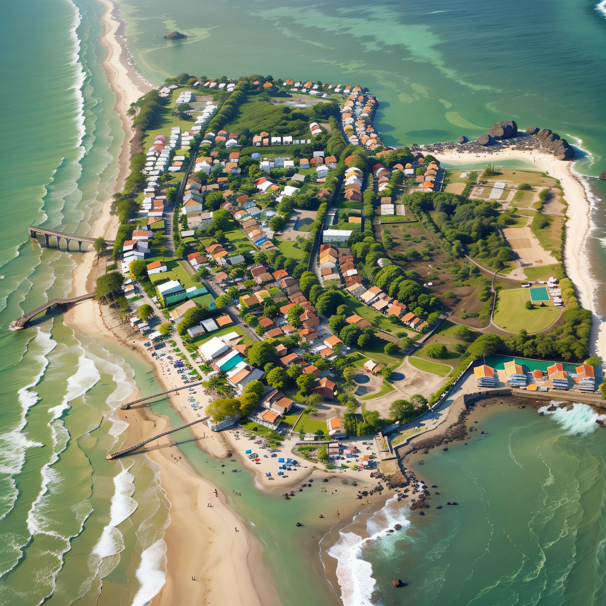 Porto Seguro Brazilian city, beautiful beach